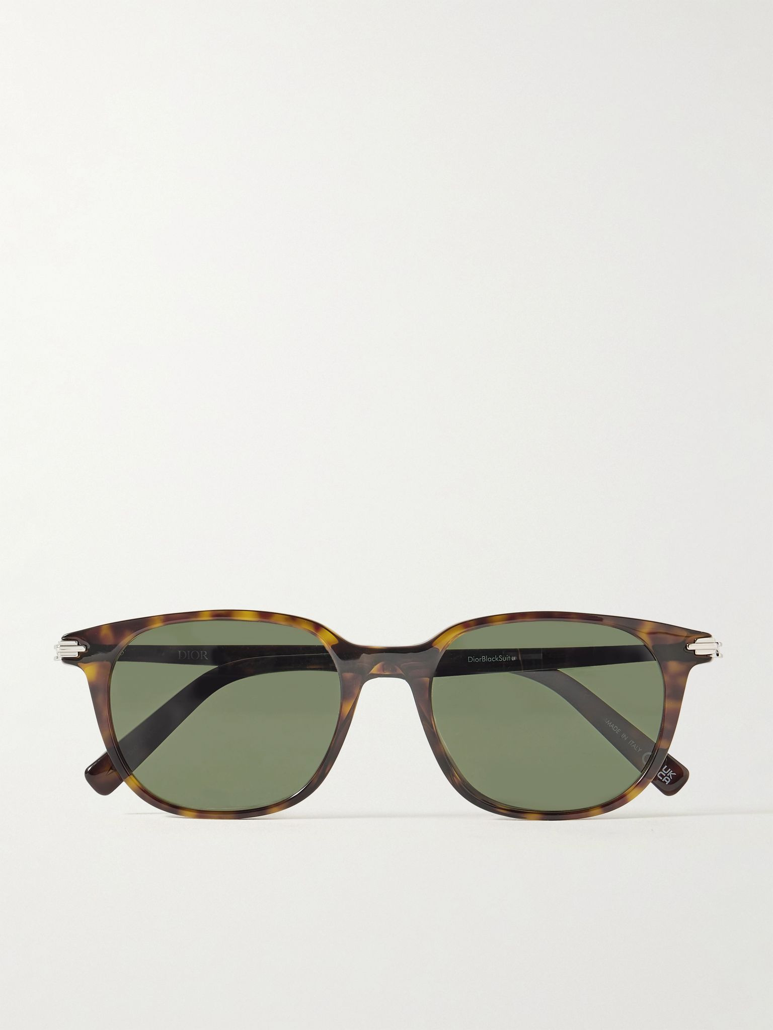 DiorBlackSuit S12I Square-Frame Tortoiseshell Acetate Sunglasses Tortoiseshell - 1