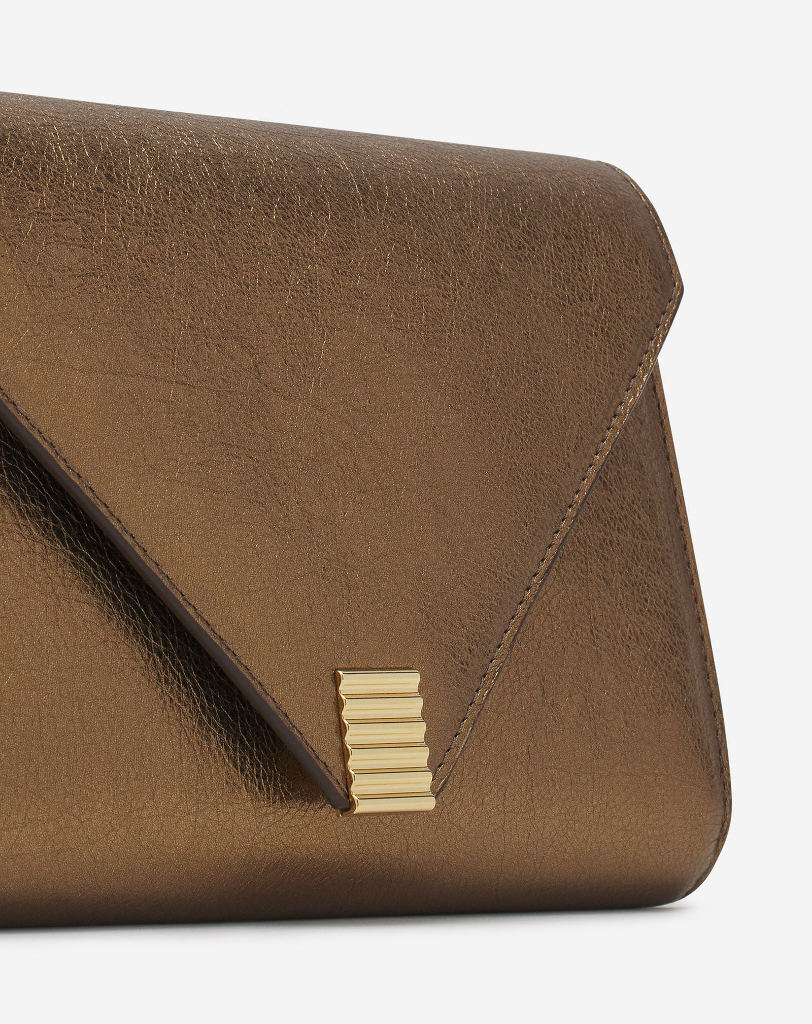 CONCERTO ARPÈGE WALLET BAG IN METALLIC GRAINED LEATHER - 5