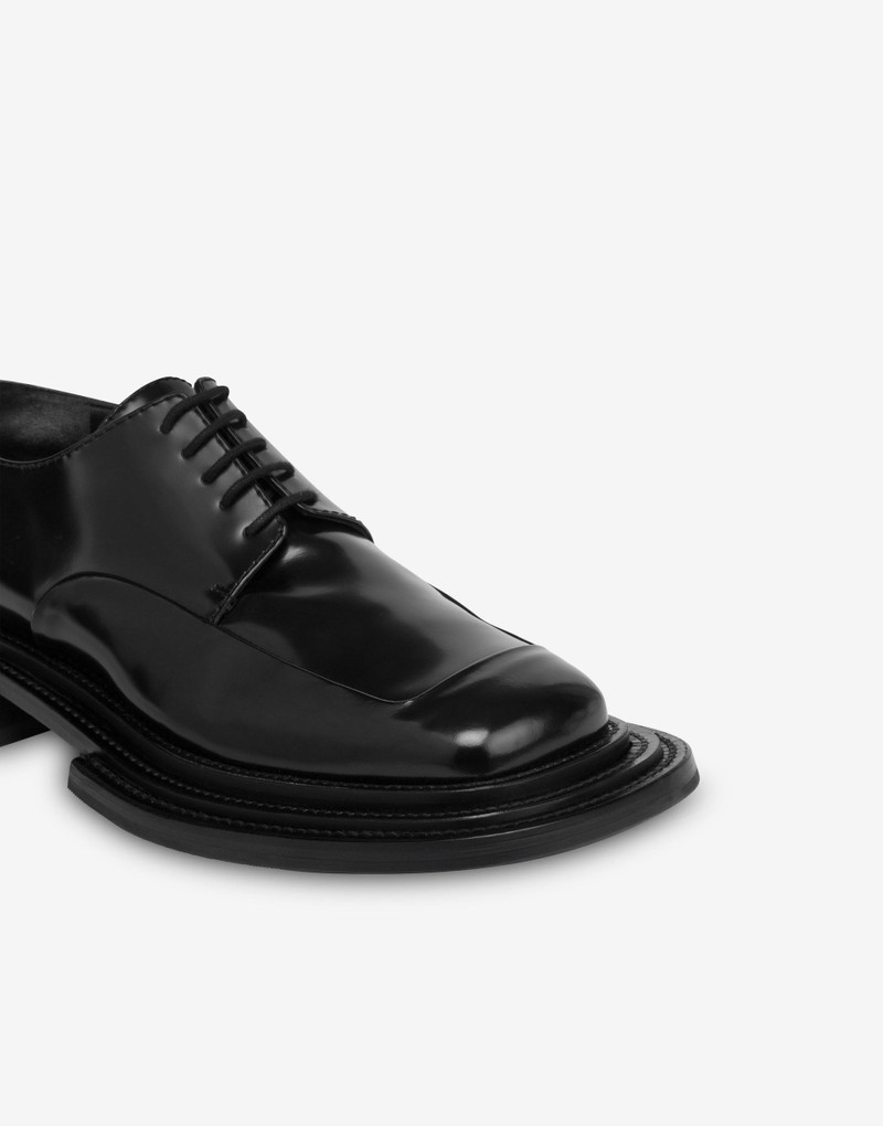 SHINY CALFSKIN DERBY 3