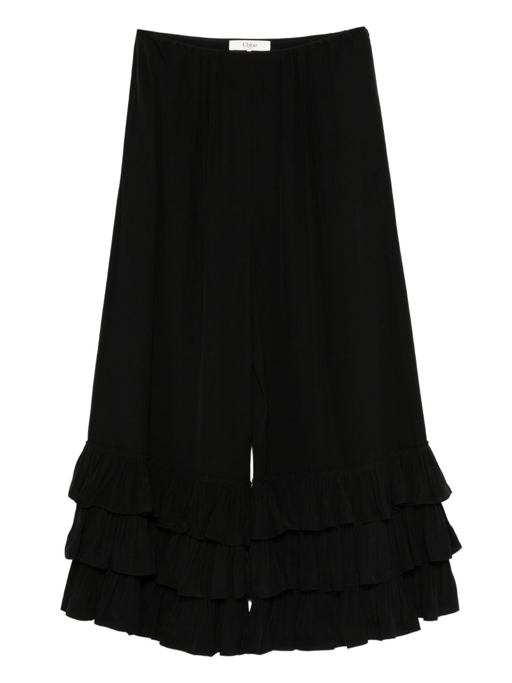 crepe de chine trousers - 1