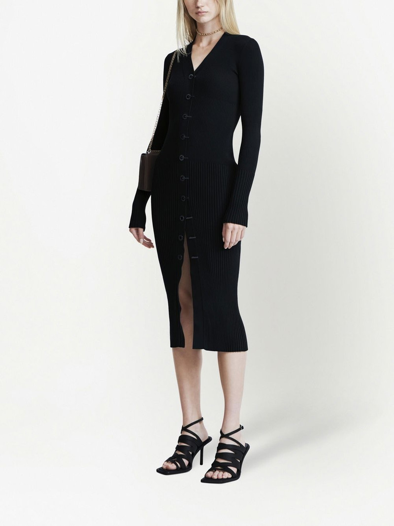 Dion Lee ribbed-knit cotton-blend dress outlook