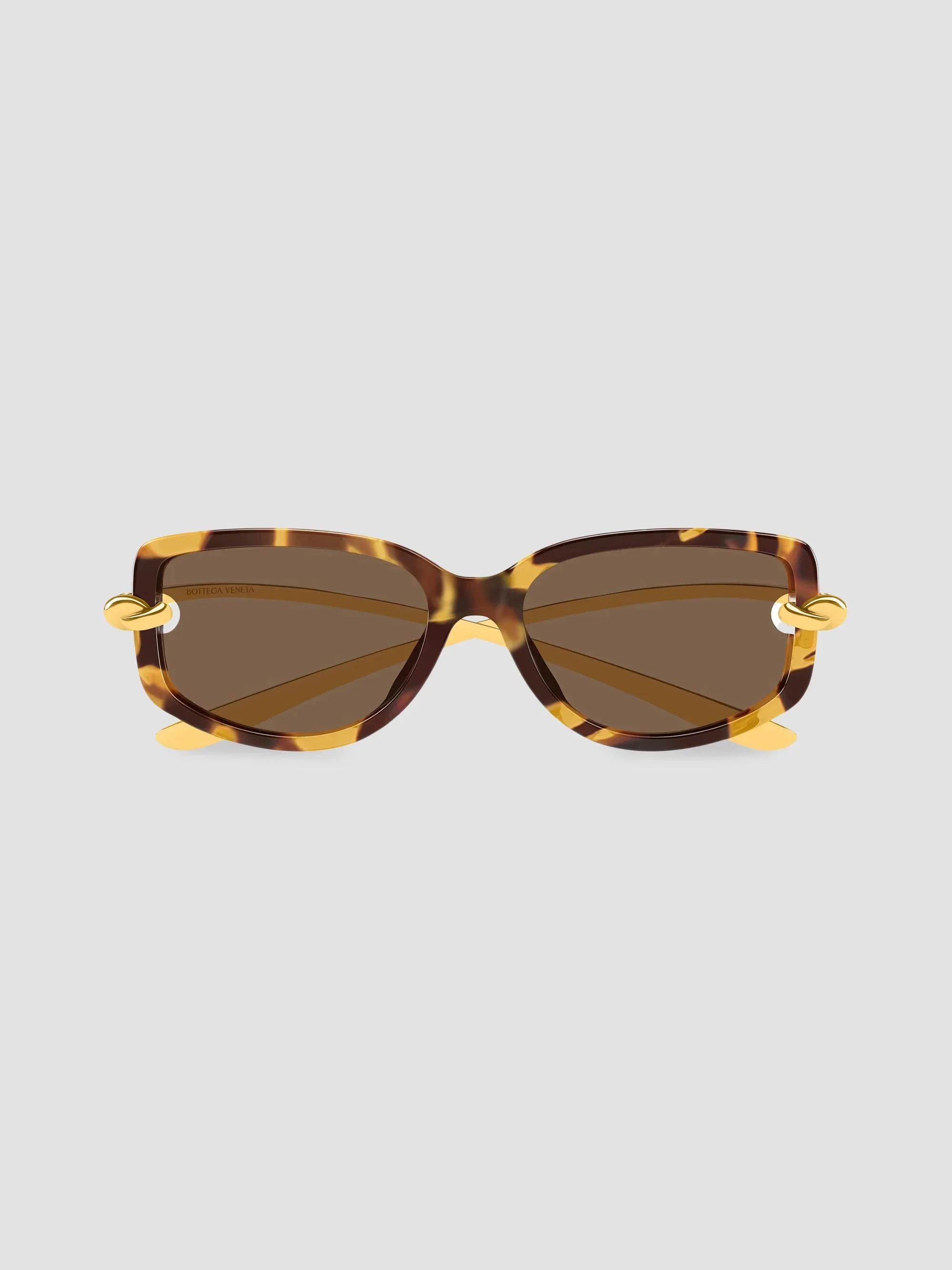 Women's Knot 59MM Rectangular Sunglasses - Havana - 1