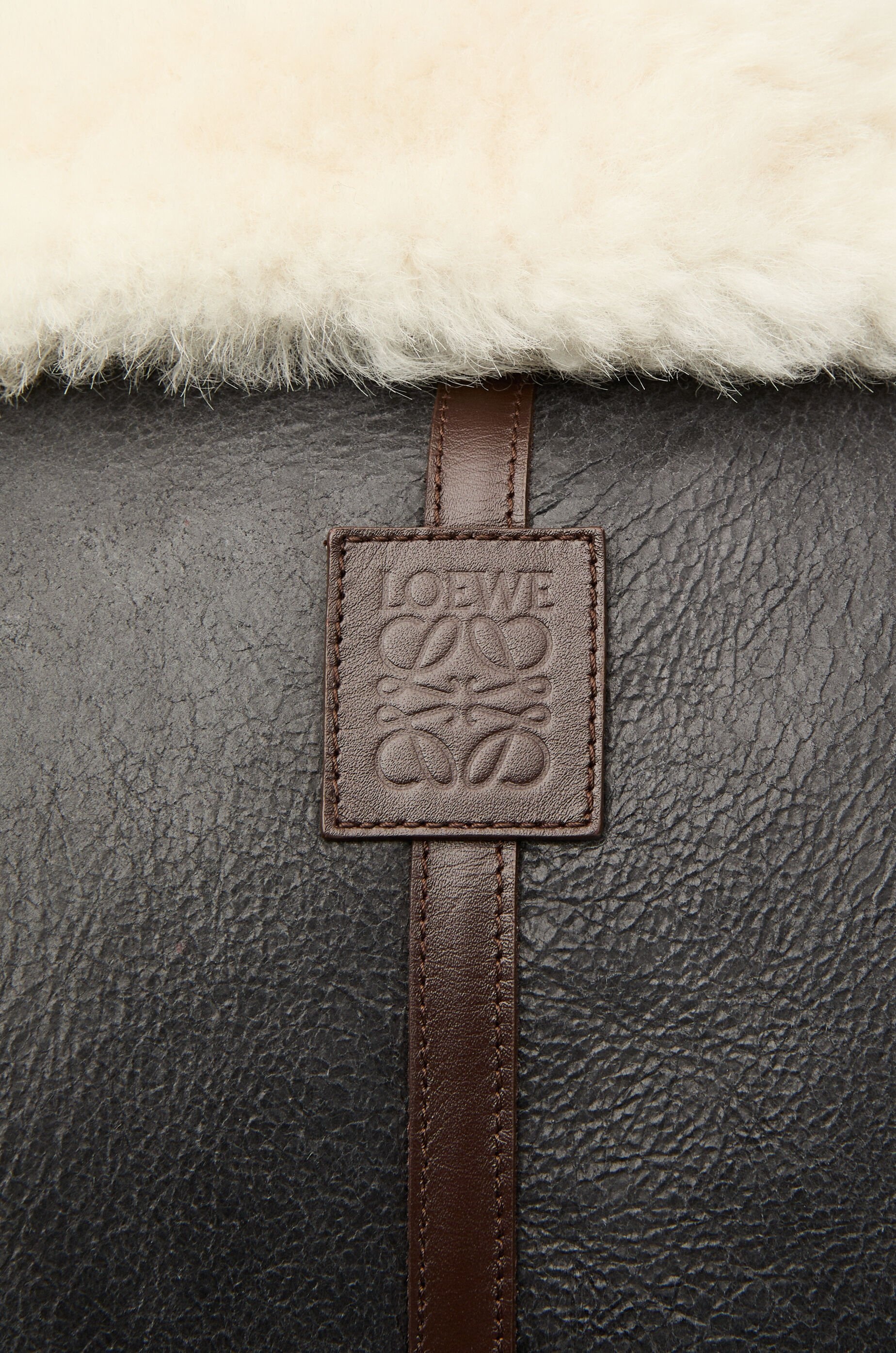 Aviator jacket in shearling - 5