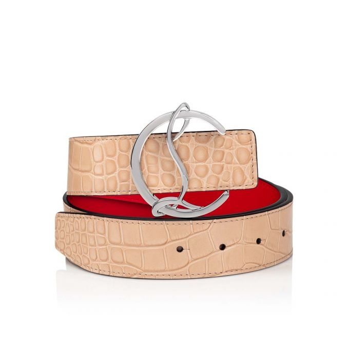 Cl Logo Belt Woman Nude - 1