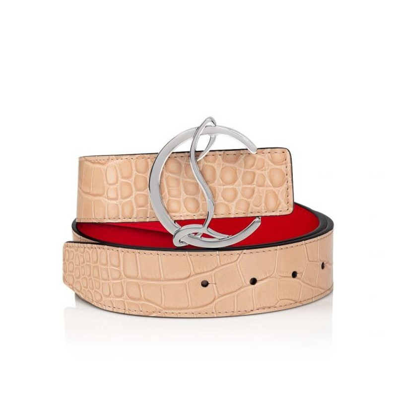 Cl Logo Belt Woman Nude 1