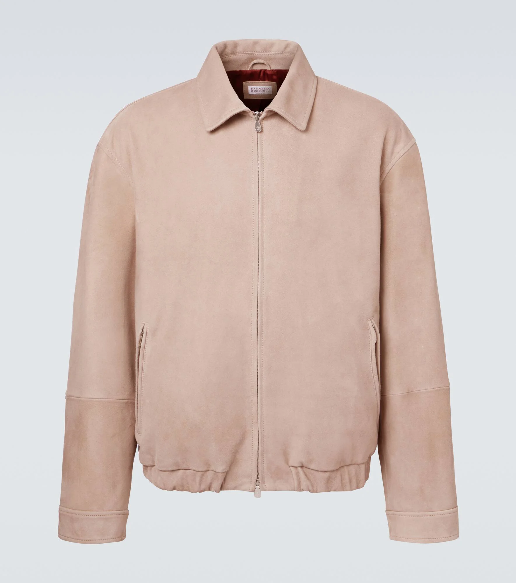 Suede blouson jacket - 1