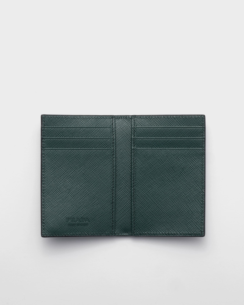 Prada Saffiano Leather Card Holder outlook