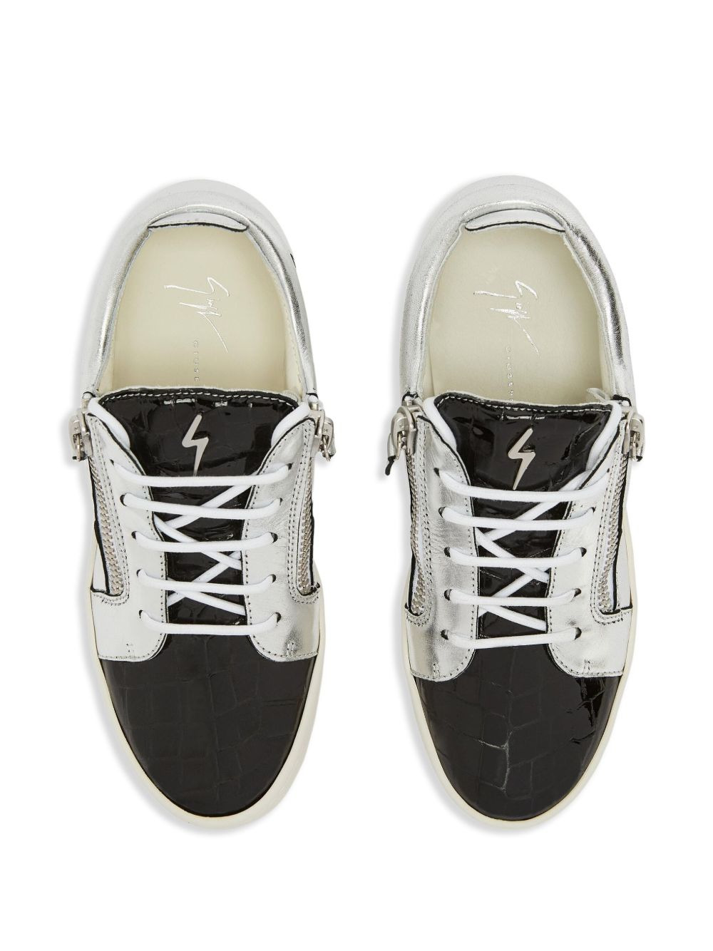 Nicki metallic-effect sneakers - 4
