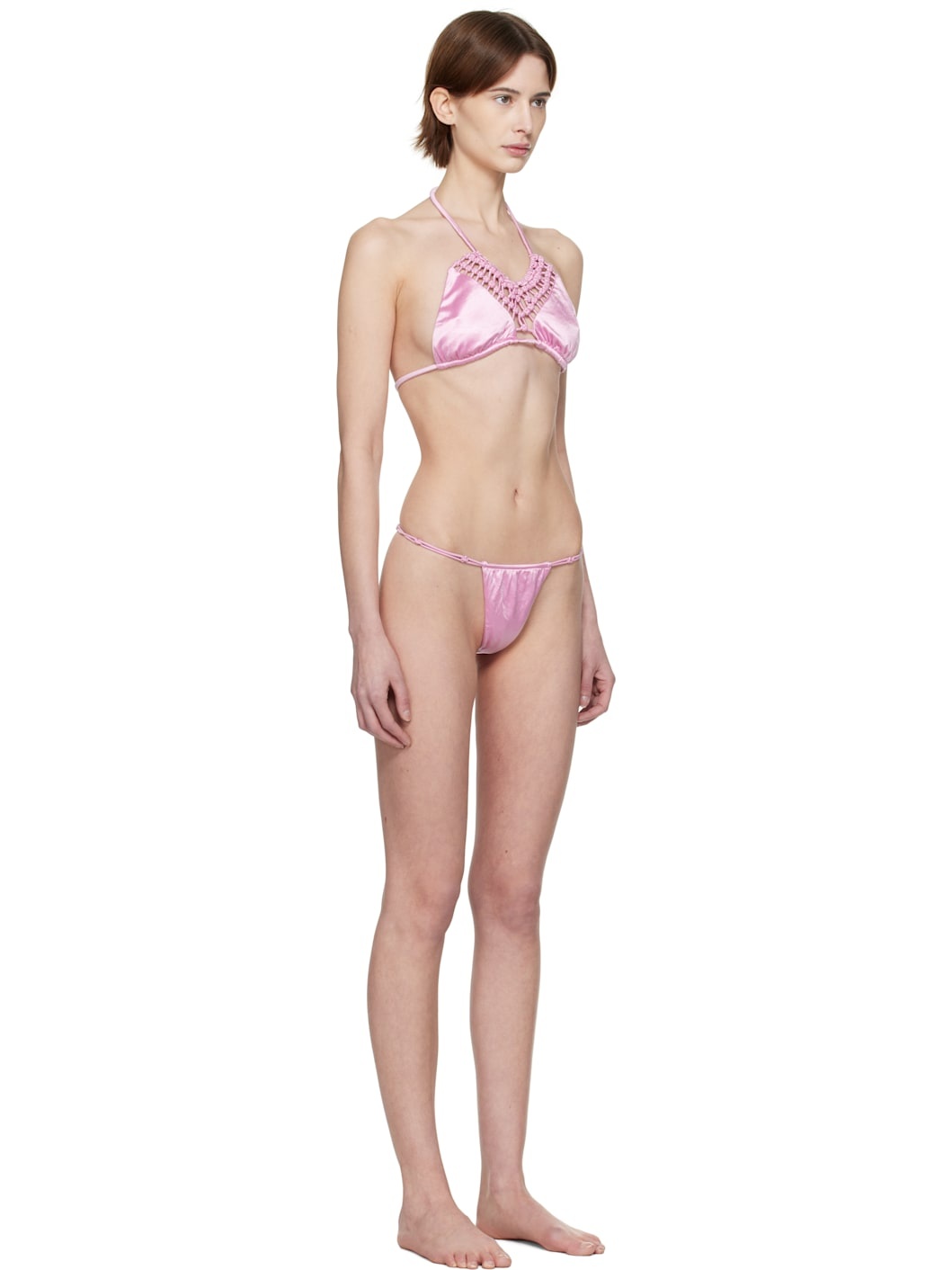 Pink 'Pearl on the Beach' & Knot Bikini - 2