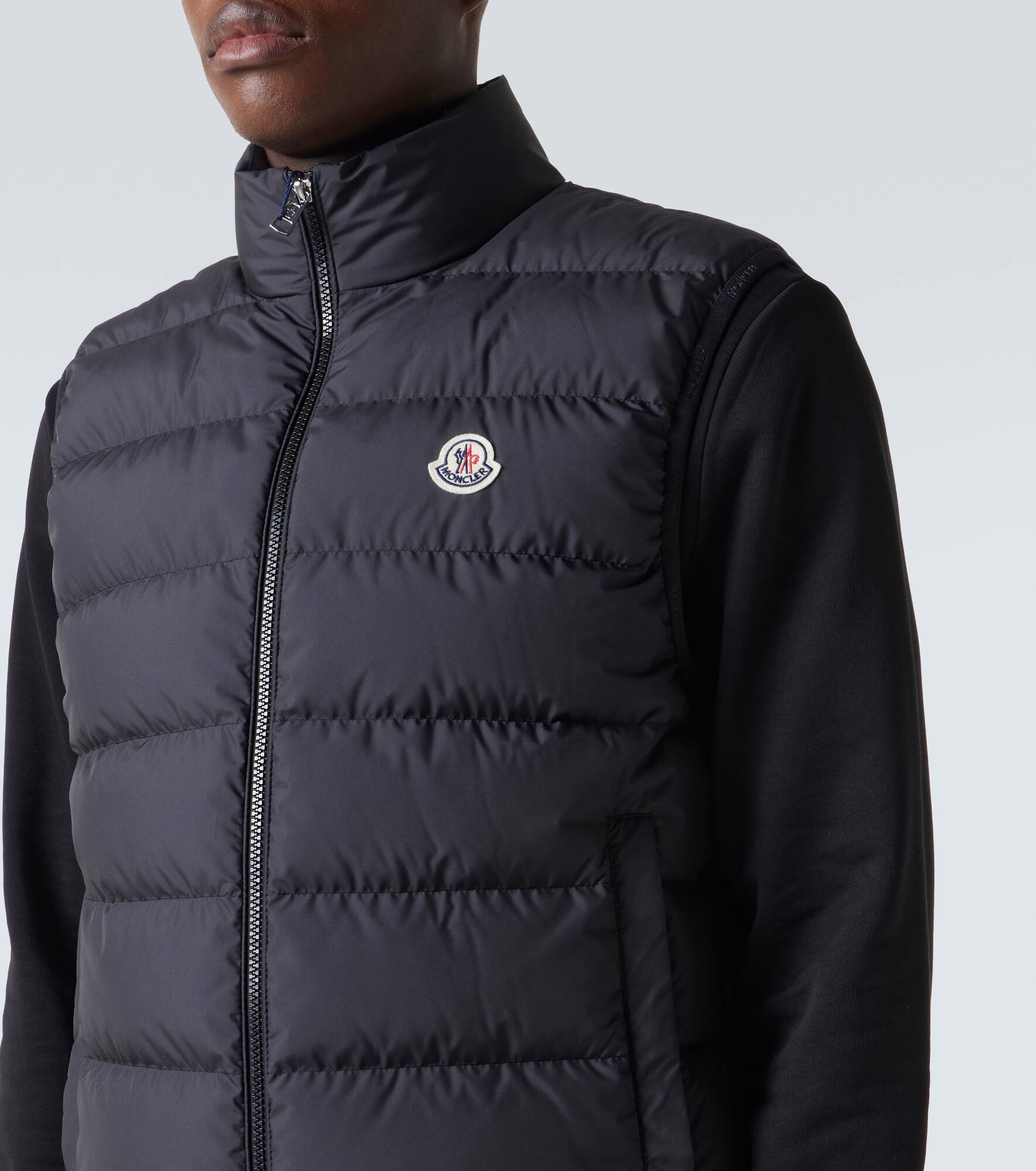 Contrin quilted down vest - 5
