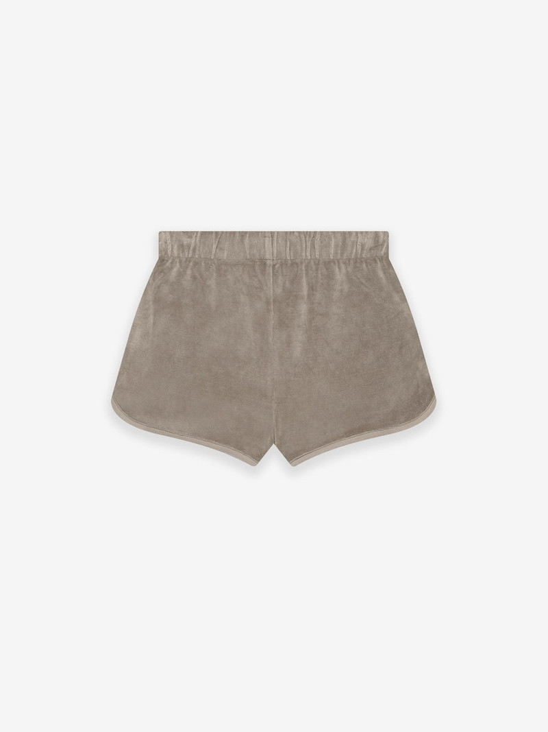 ESSENTIALS VELOUR BEACH SHORT outlook
