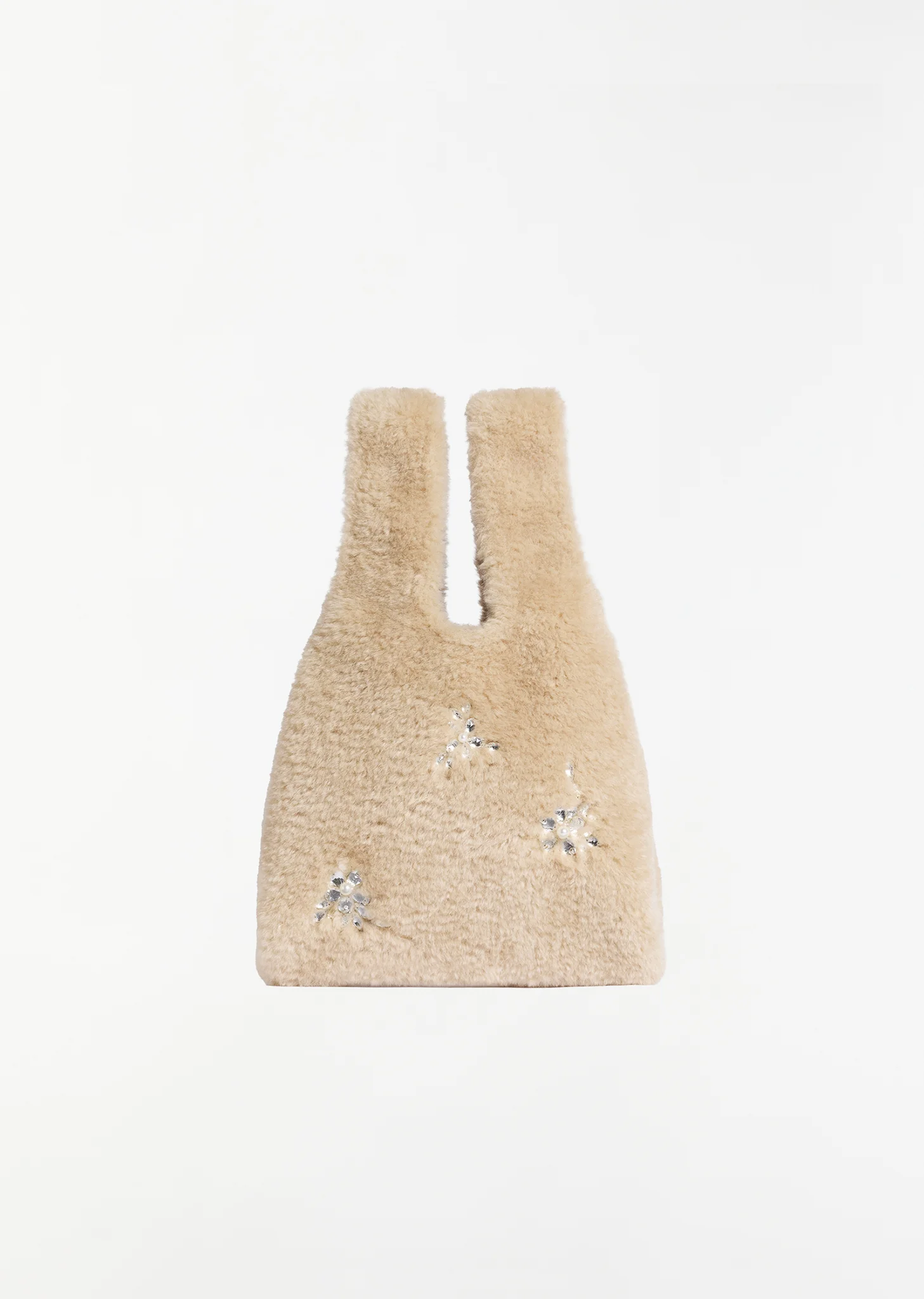 Mini Faux Fur Shopper Bag - 1