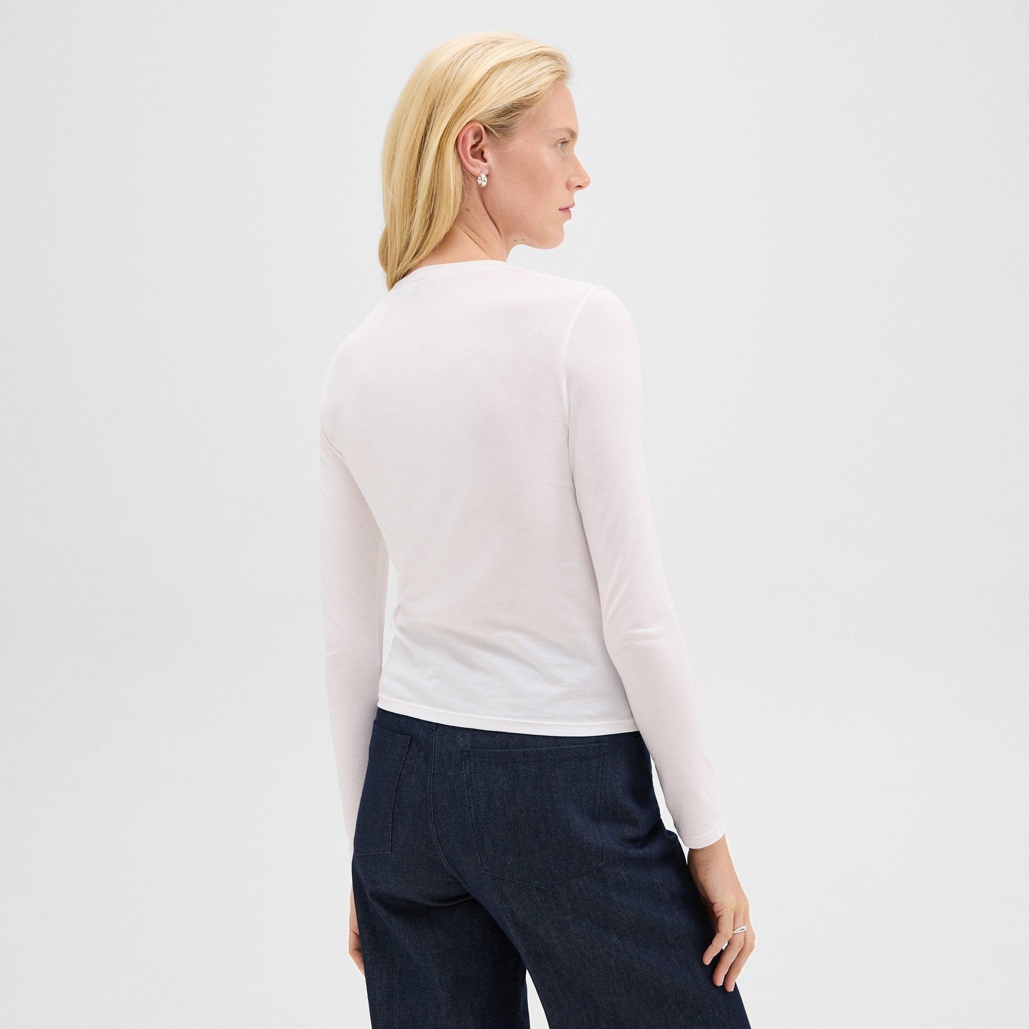 Tiny Long-Sleeve Tee in Organic Cotton - 4