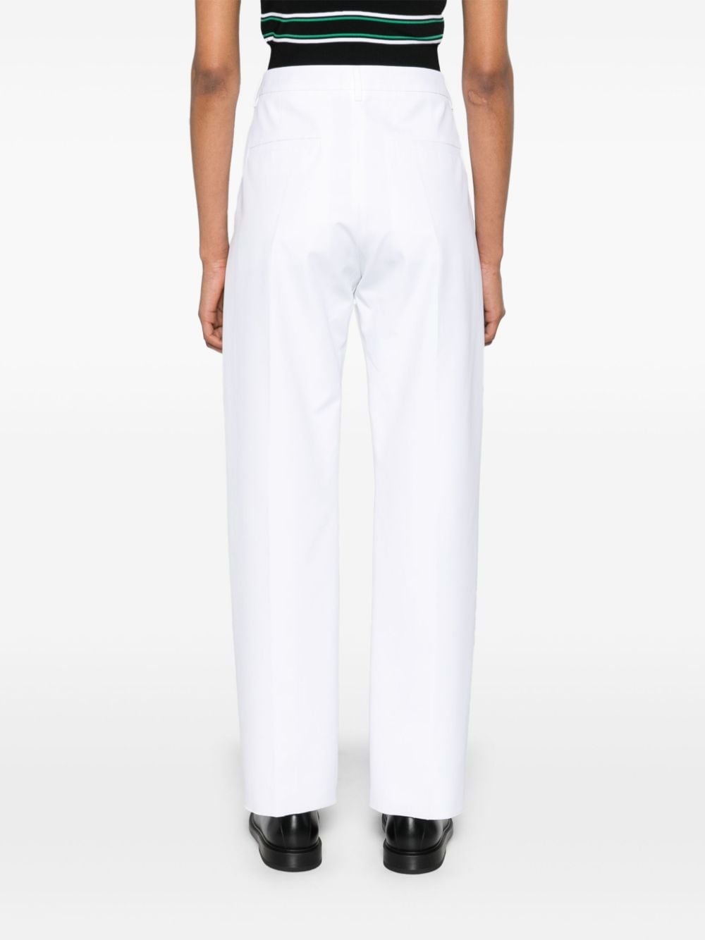 mid-rise tailored trousers - 4