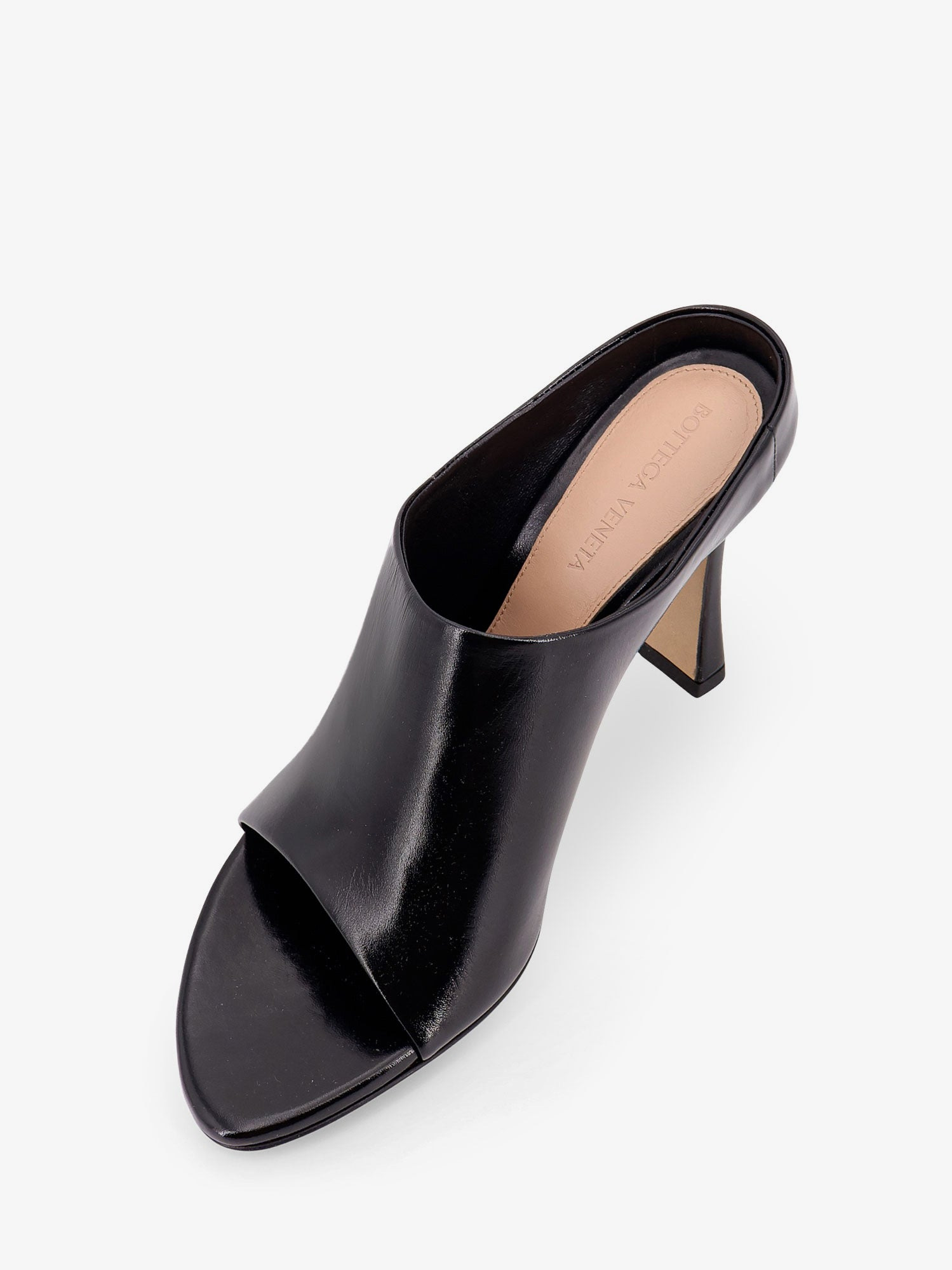 Bottega Veneta Rana Leather Mule With Heel - 5