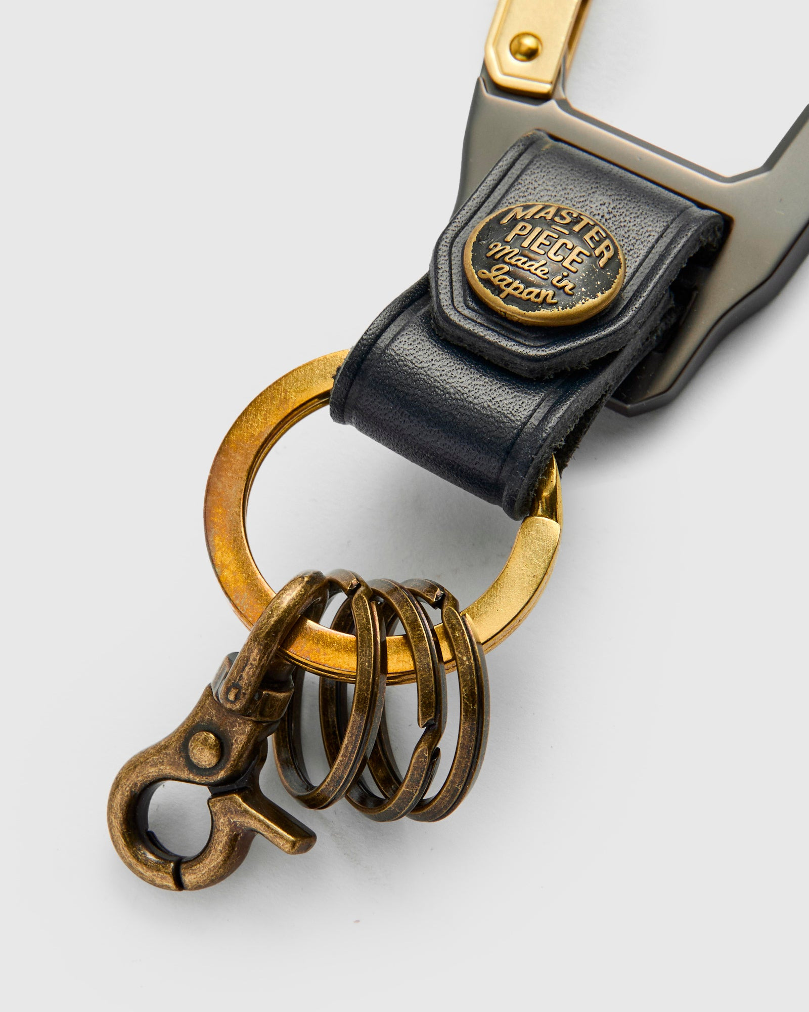Carabiner Keychain in Navy - 2