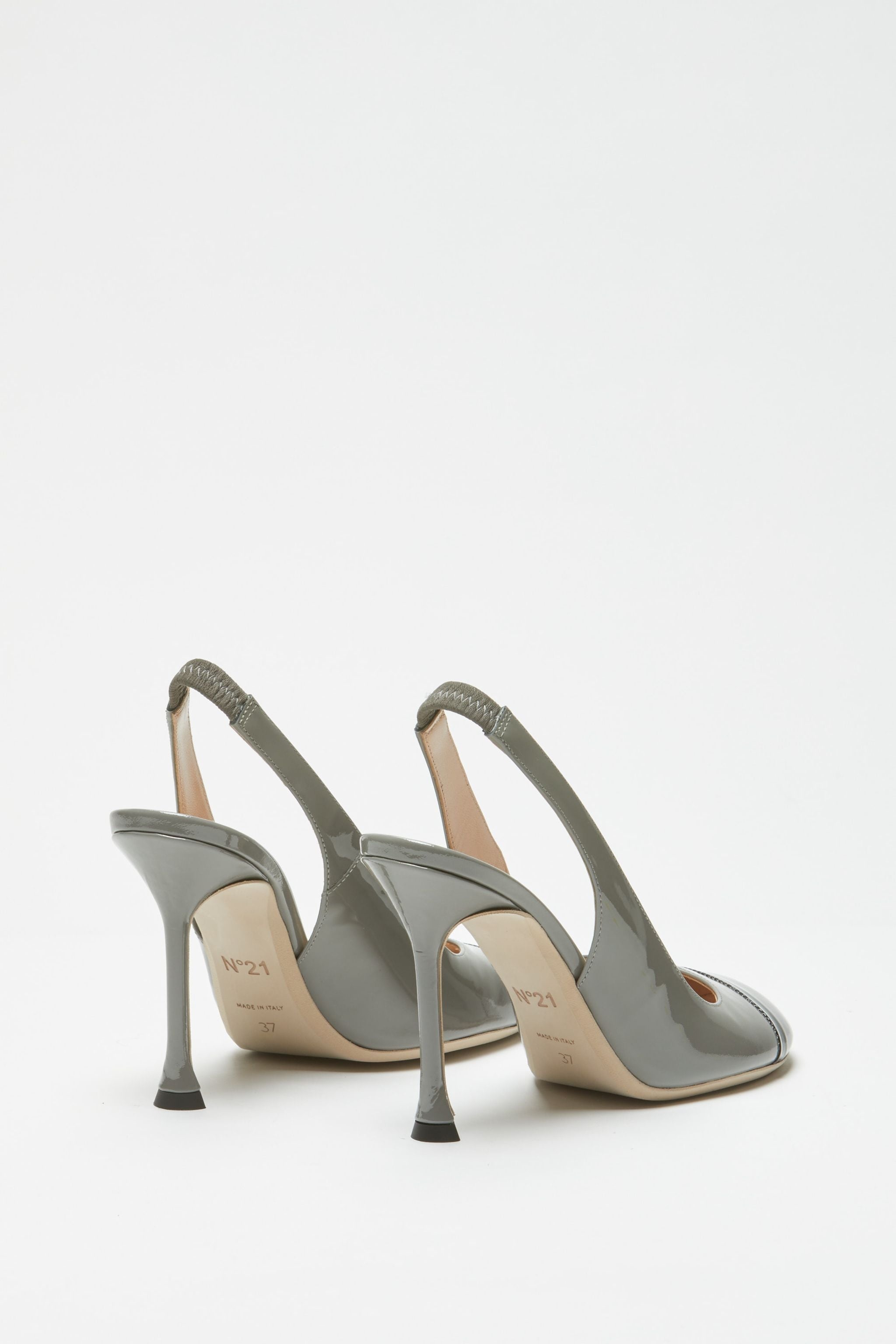 PATENT LEATHER SLINGBACK PUMPS - 3