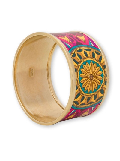 Moschino geometric-print bangle bracelet outlook