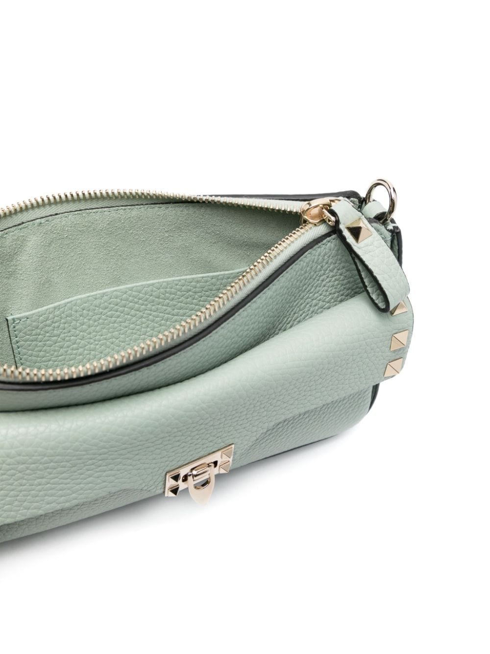 Rockstud leather cross body bag - 4