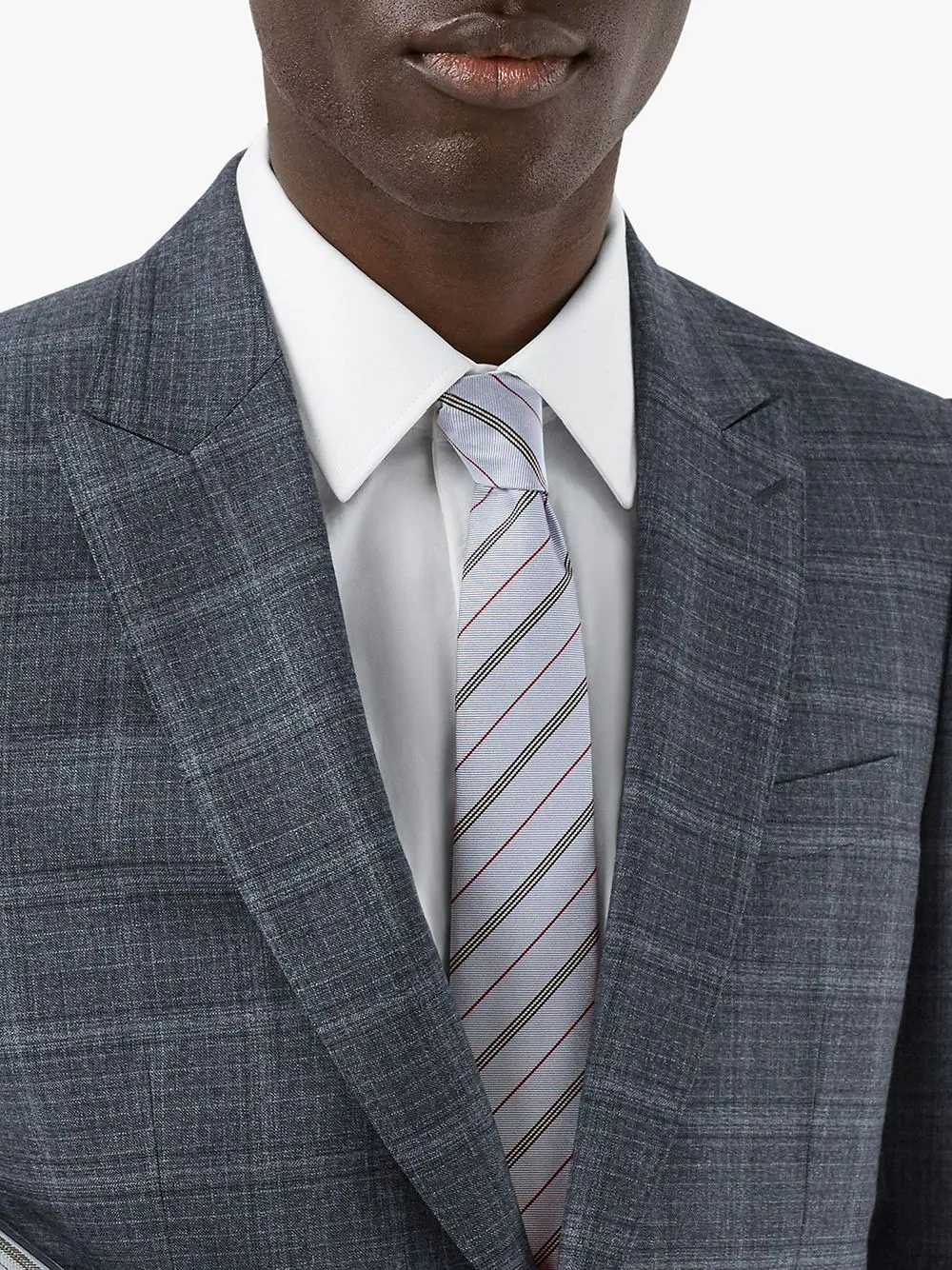 stripe-pattern tie - 3