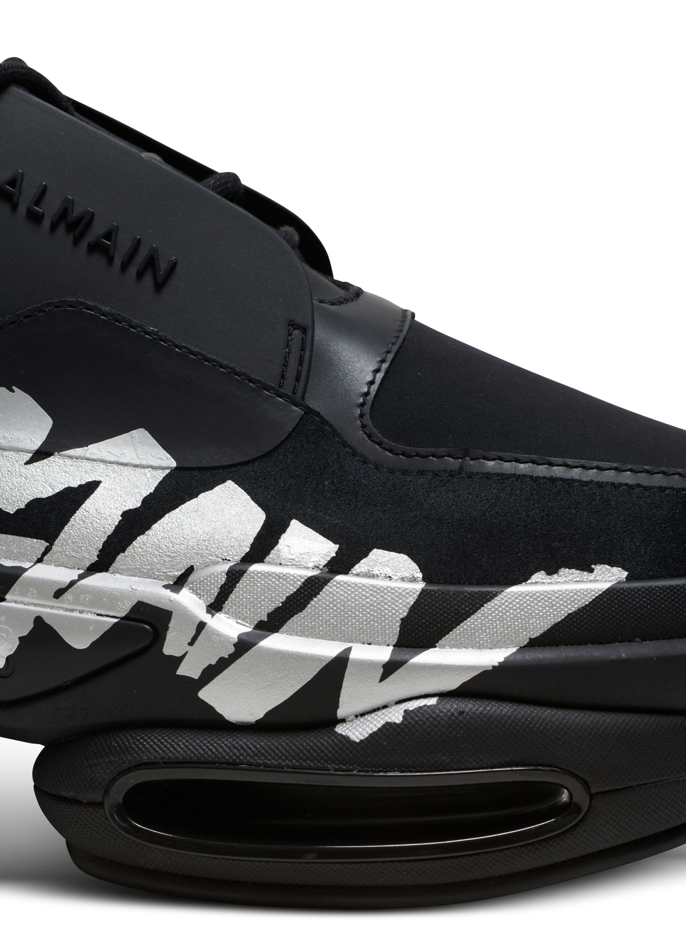 B-Bold trainers in rubberised leather and neoprene - 7