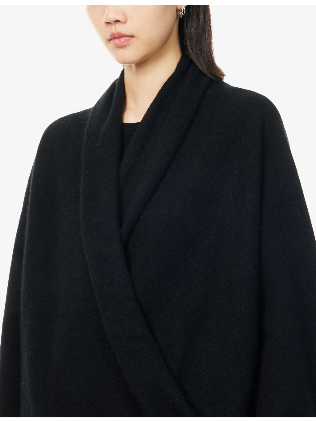 Cross V-Neck Cashmere Jumper - 5