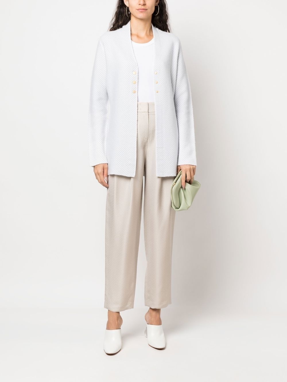 three button cardigan - 2