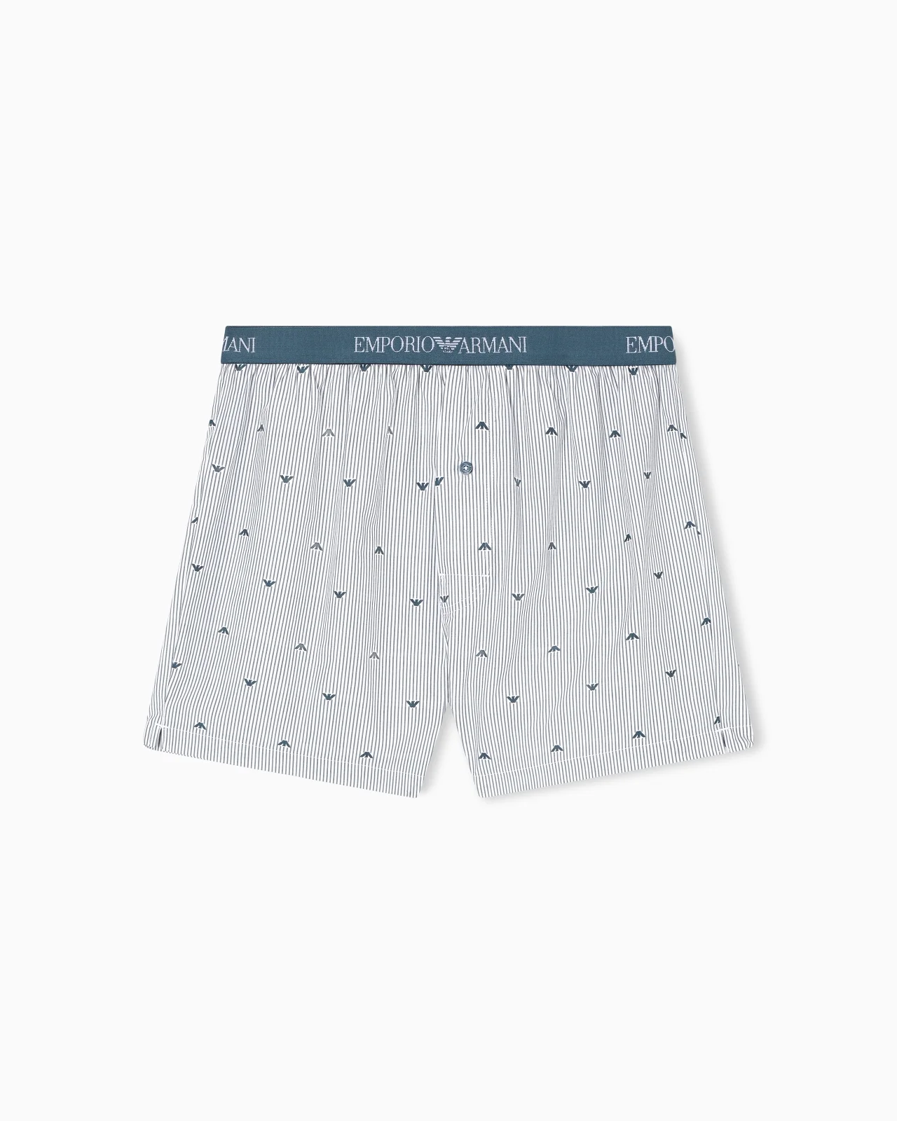 BOXERS WITH JACQUARD LOGO PATTERN - 1