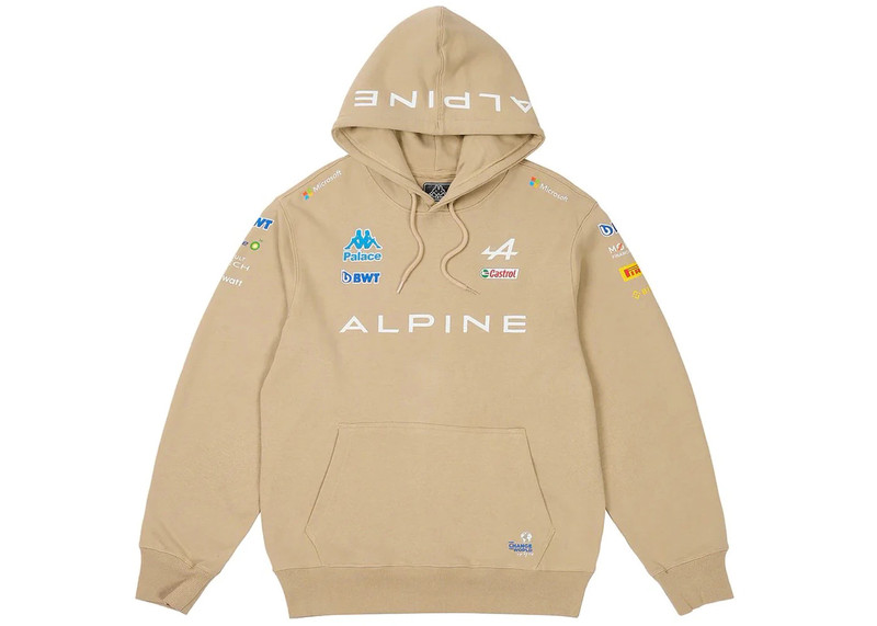 PALACE Palace x Kappa For Alpine Hood Tan outlook