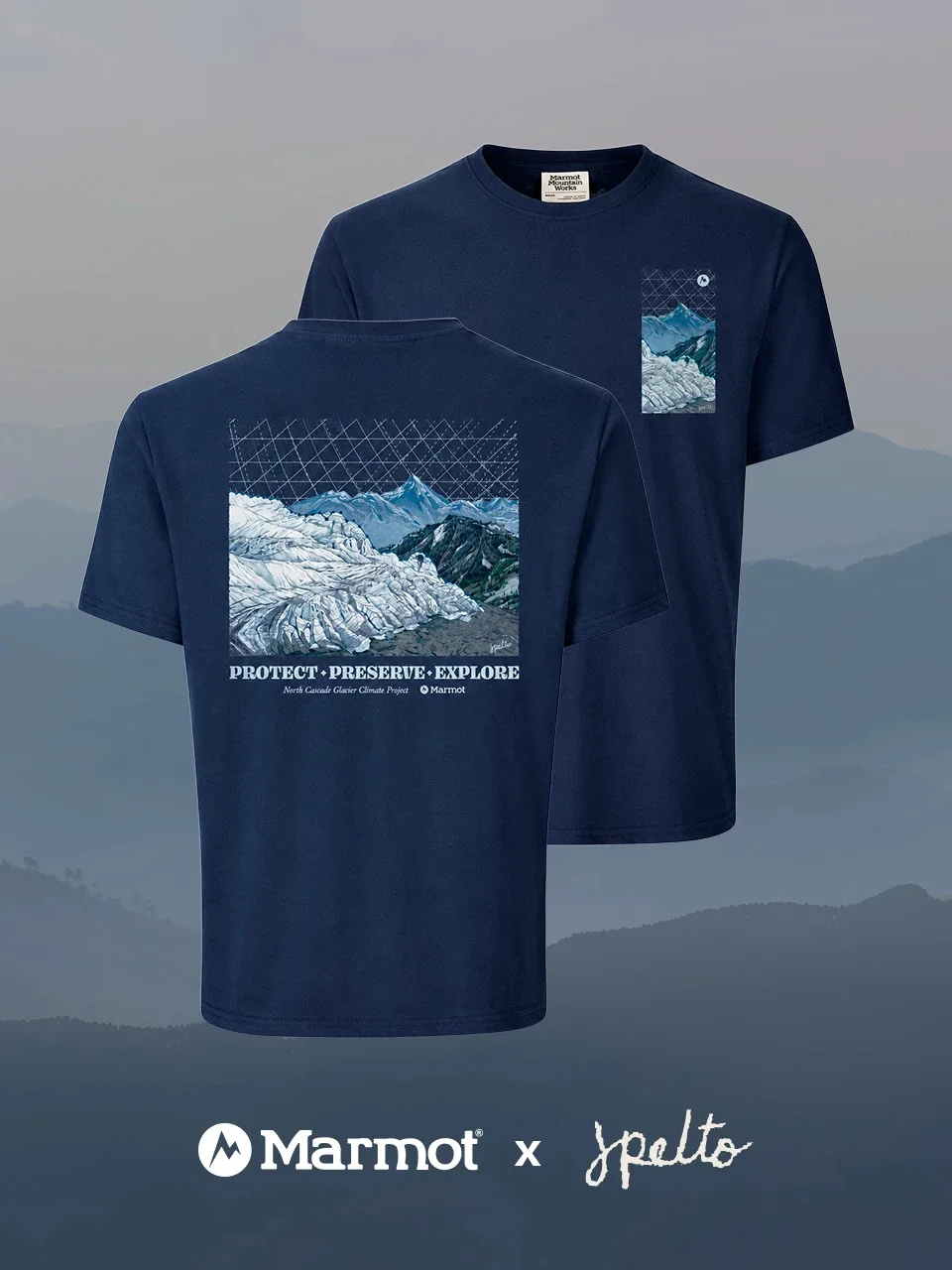 Unisex Jill Pelto x Marmot Short-Sleeve T-Shirt - 1