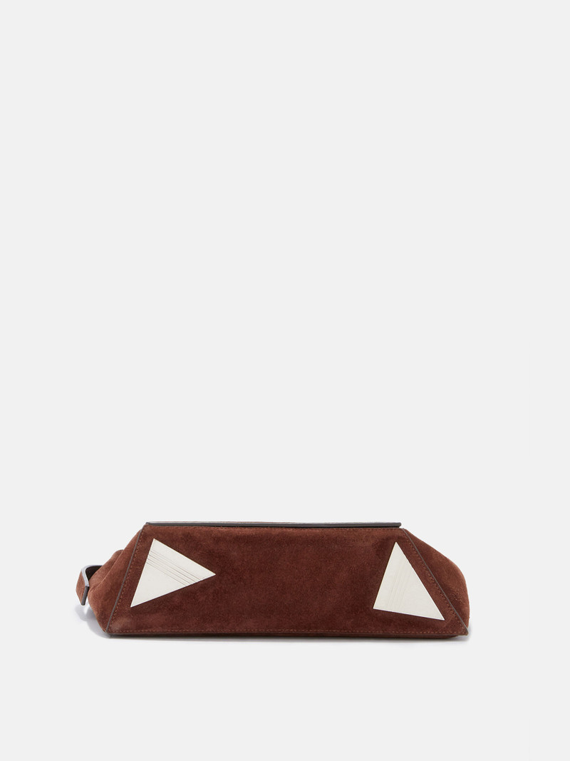 THE ATTICO ''7/7'' LIGHT CHOCOLATE SHOULDER BAG outlook