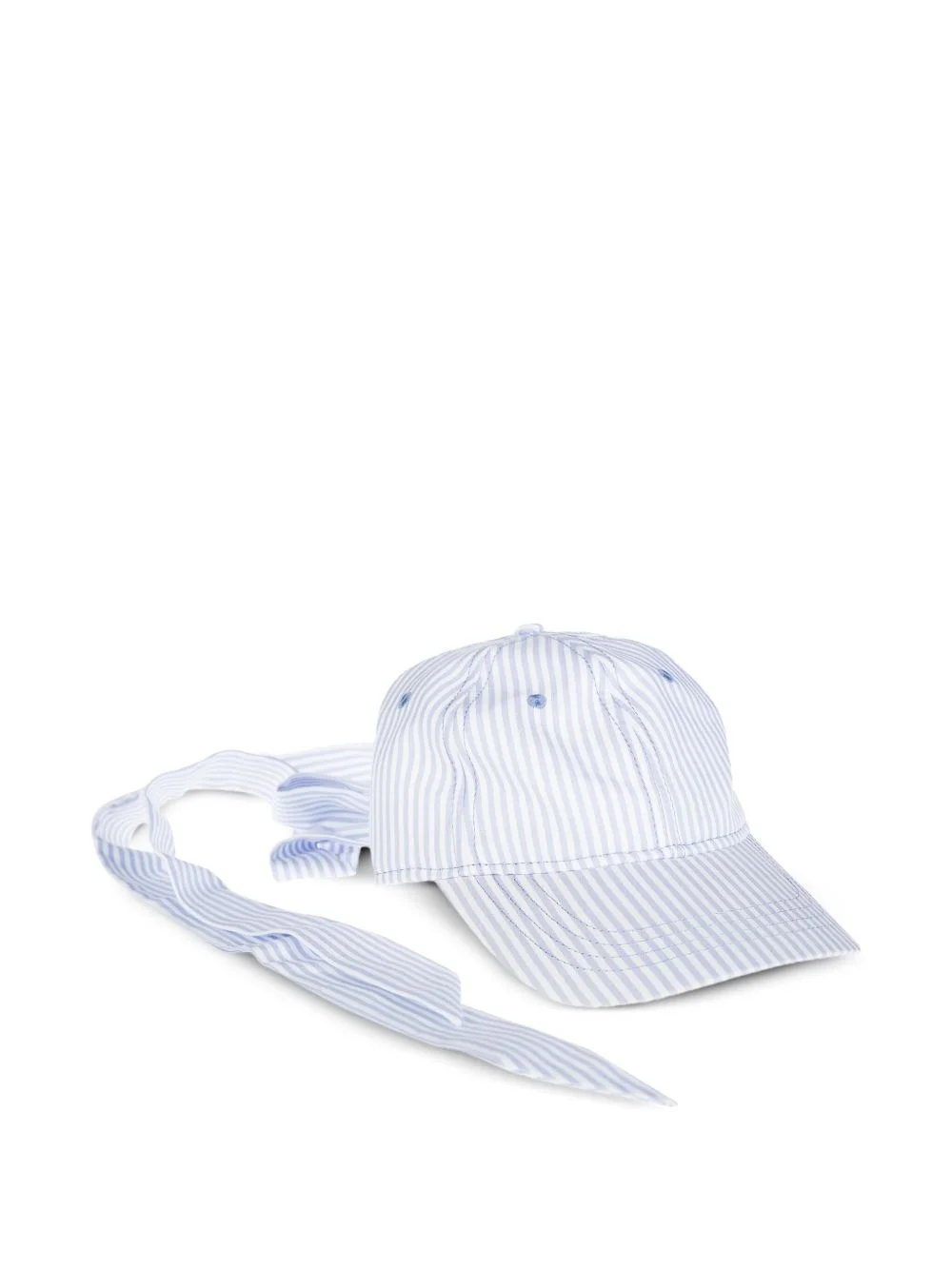embroidered-logo ribbon cap - 1