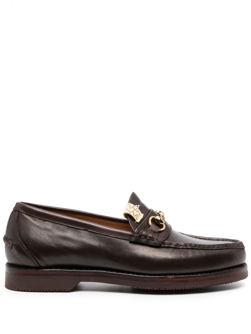 Abarth Moc-Folk leather loafers - 1