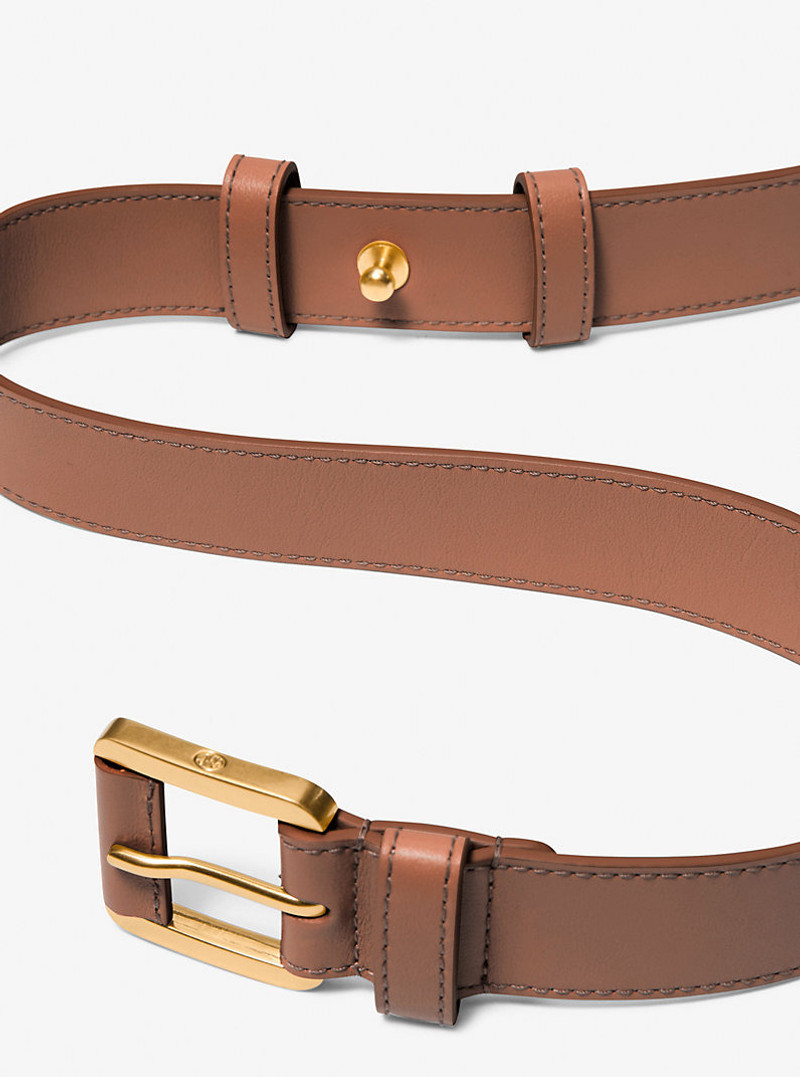 MICHAEL KORS COLLECTION Kaitlin Leather Trouser Belt outlook