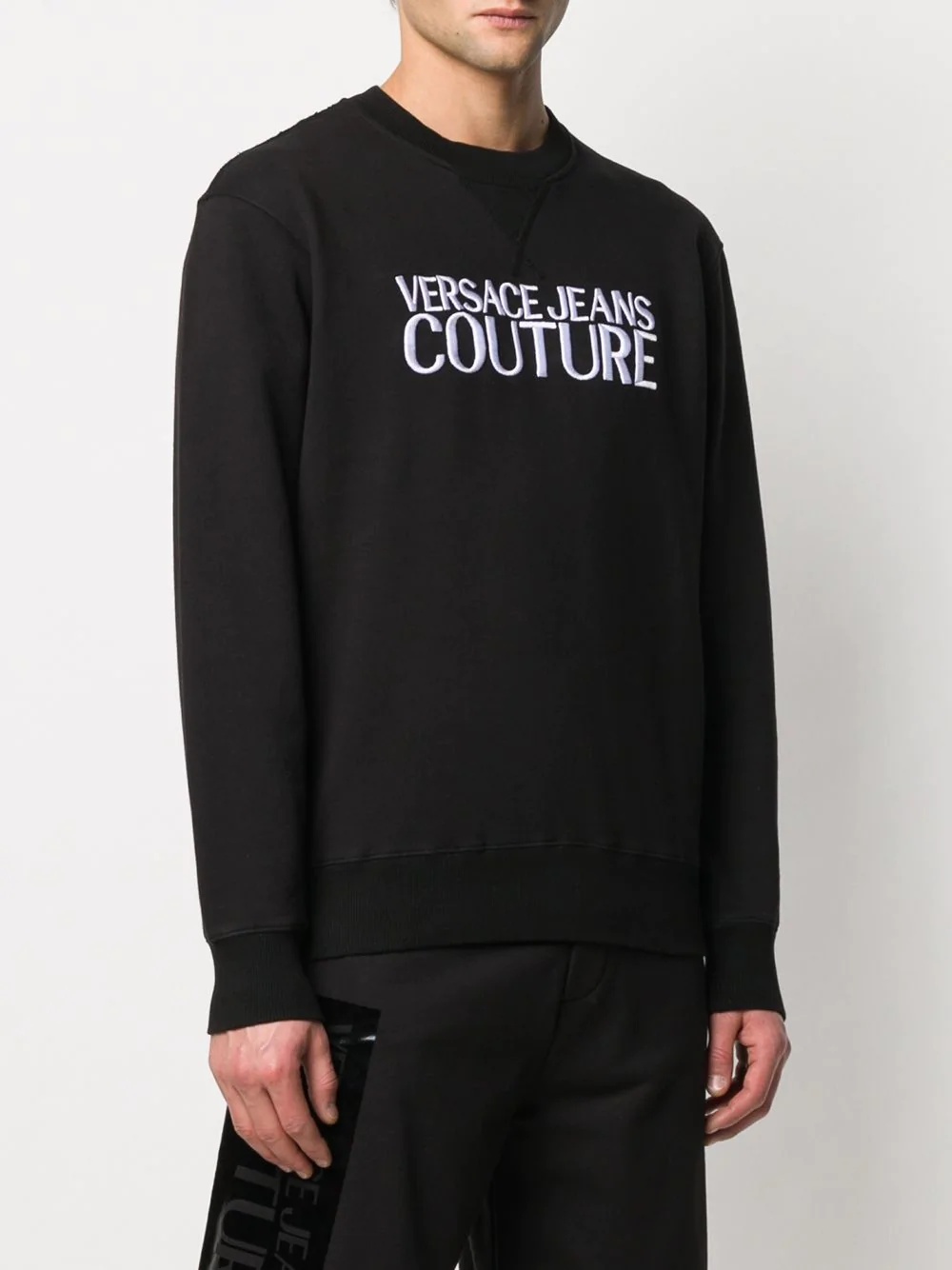 logo-embroidered relaxe-fit sweatshirt - 3