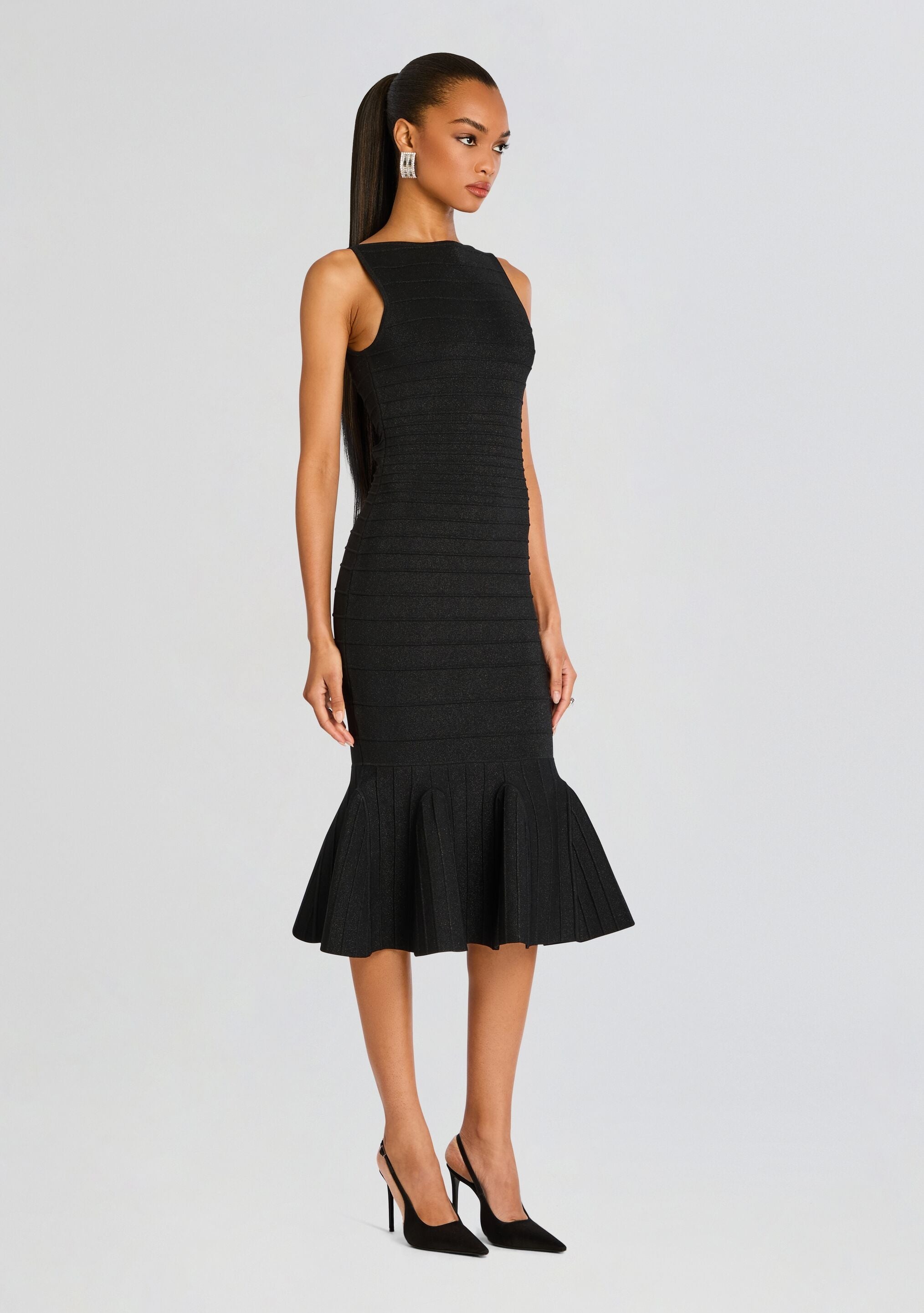 MARTA BANDAGE KNIT DRESS - 3