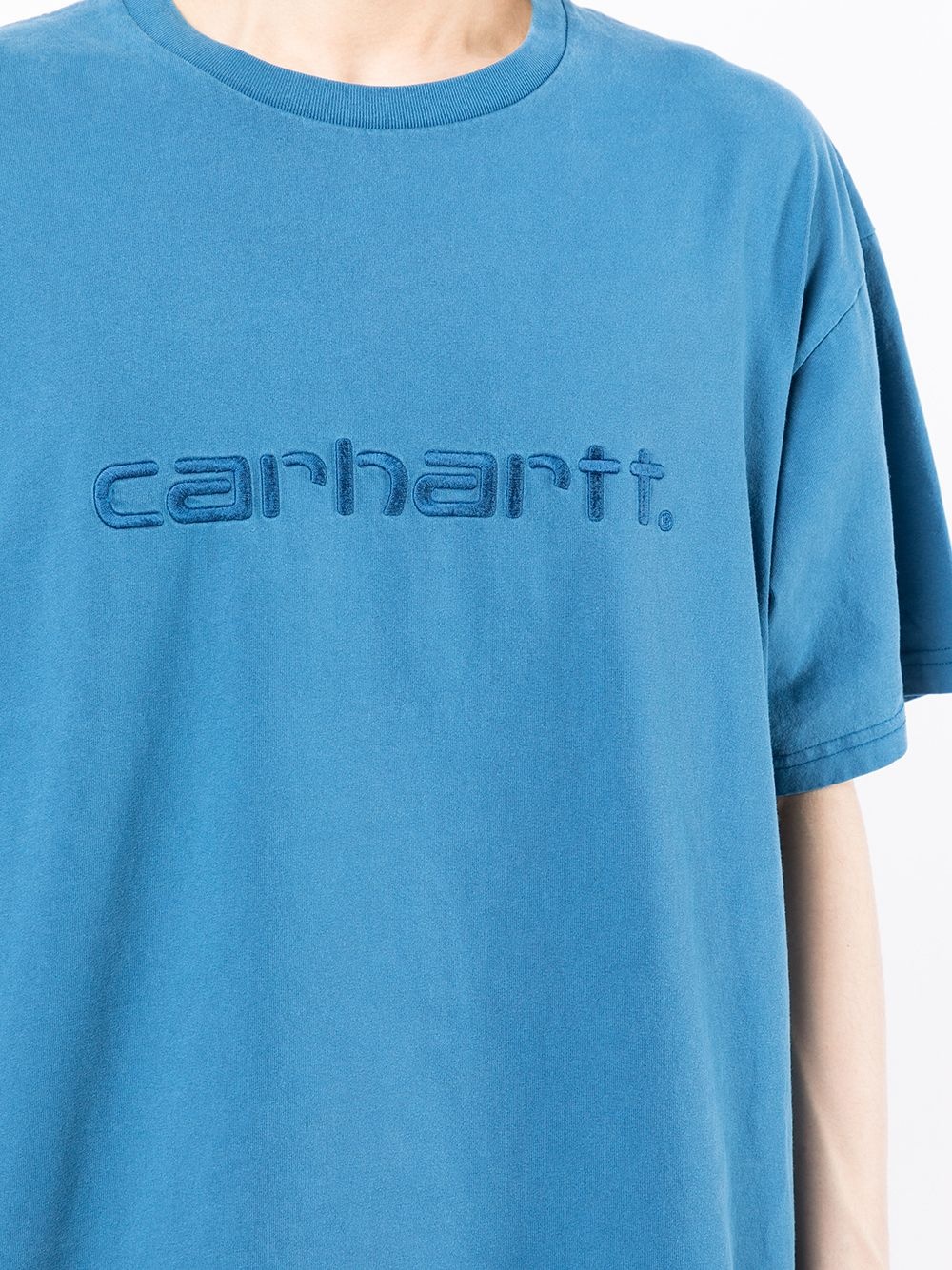 embroidered-logo T-shirt - 5