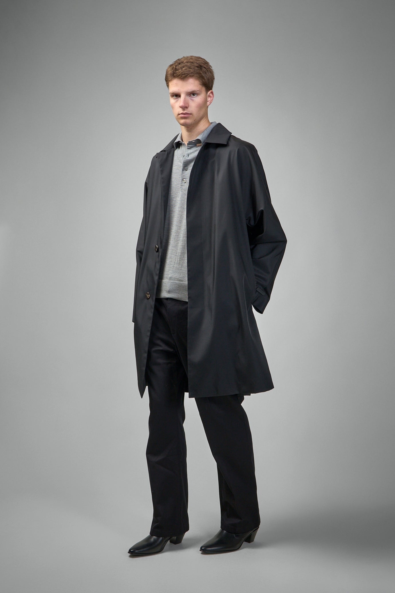 Fine Gauge Pure Wool LS Polo - 2