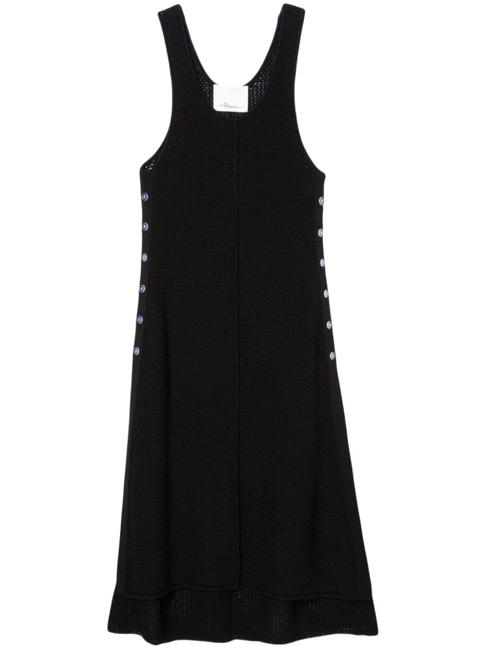 tailored vest midi dress - 1