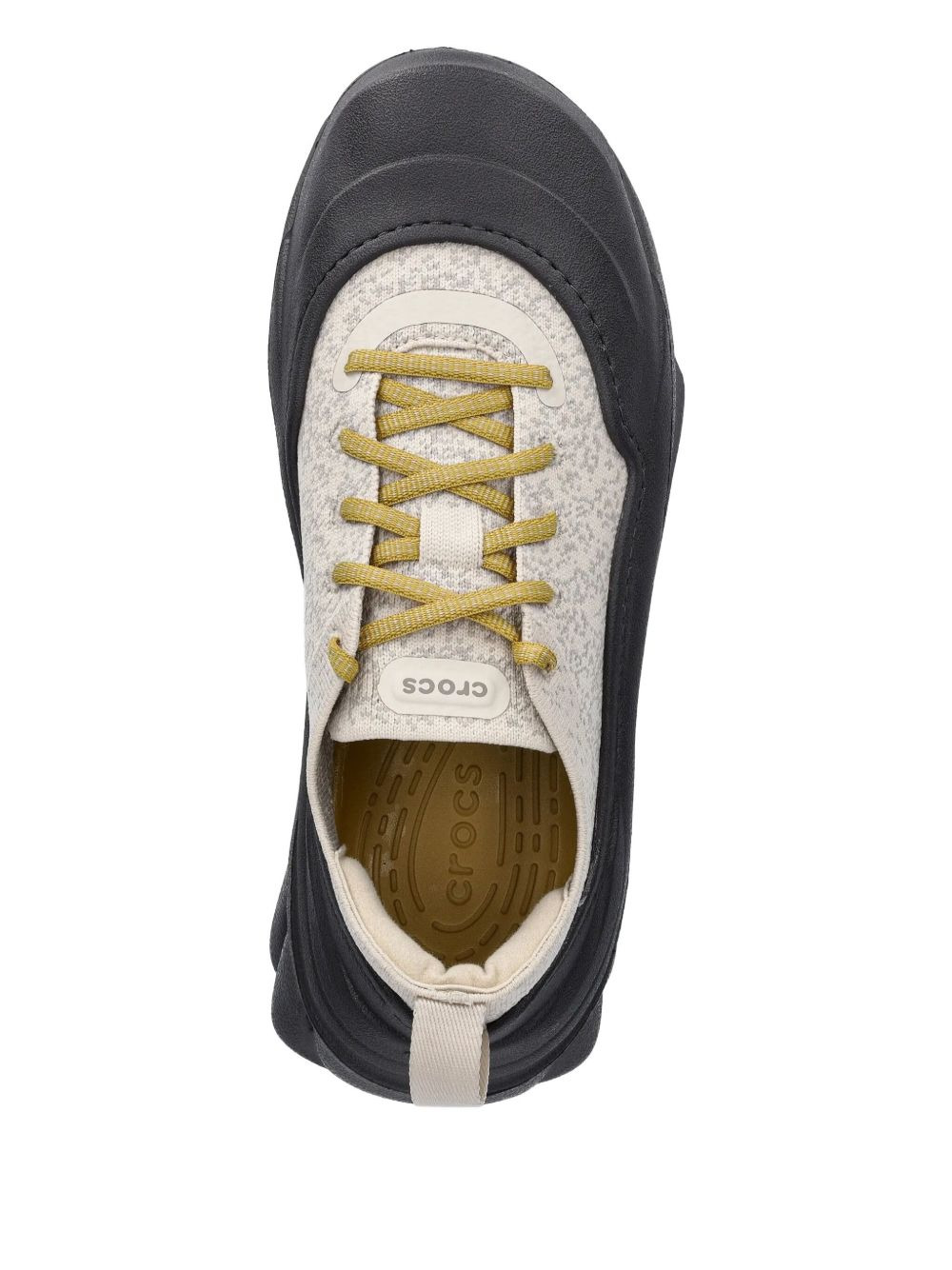 lace-up speckled sneakers - 3