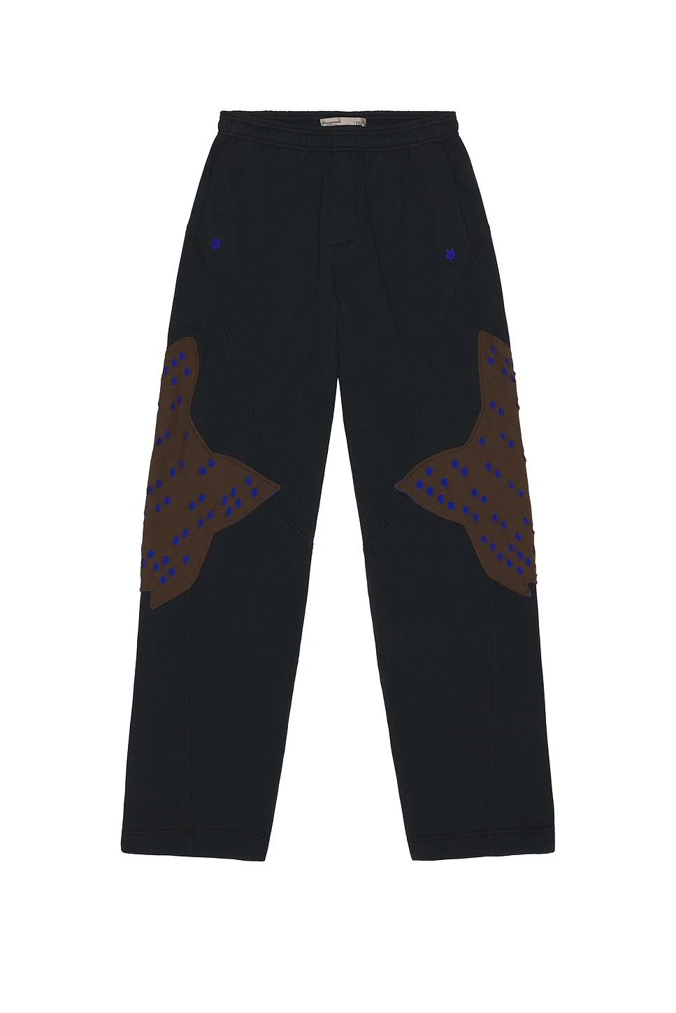 Perforated Fleece Jogger - 1
