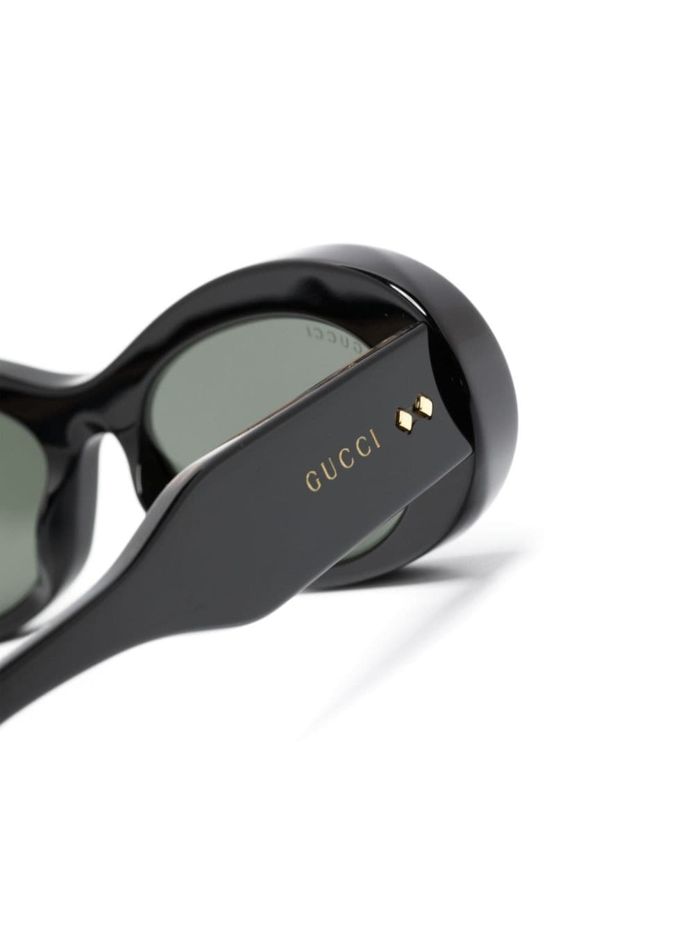 logo-debossed oval-frame sunglasses - 3
