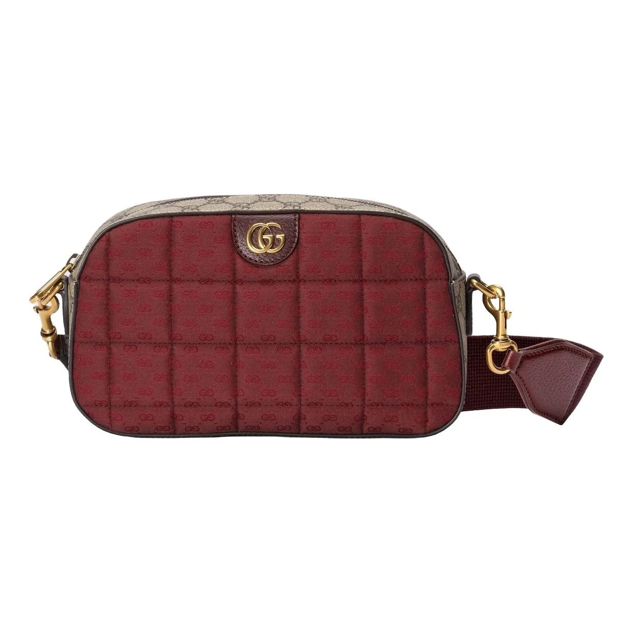 (WMNS) Gucci Mini GG Canvas Small Shoulder Bag 'Burgundy' 752591-FAB9Y-6042 - 1