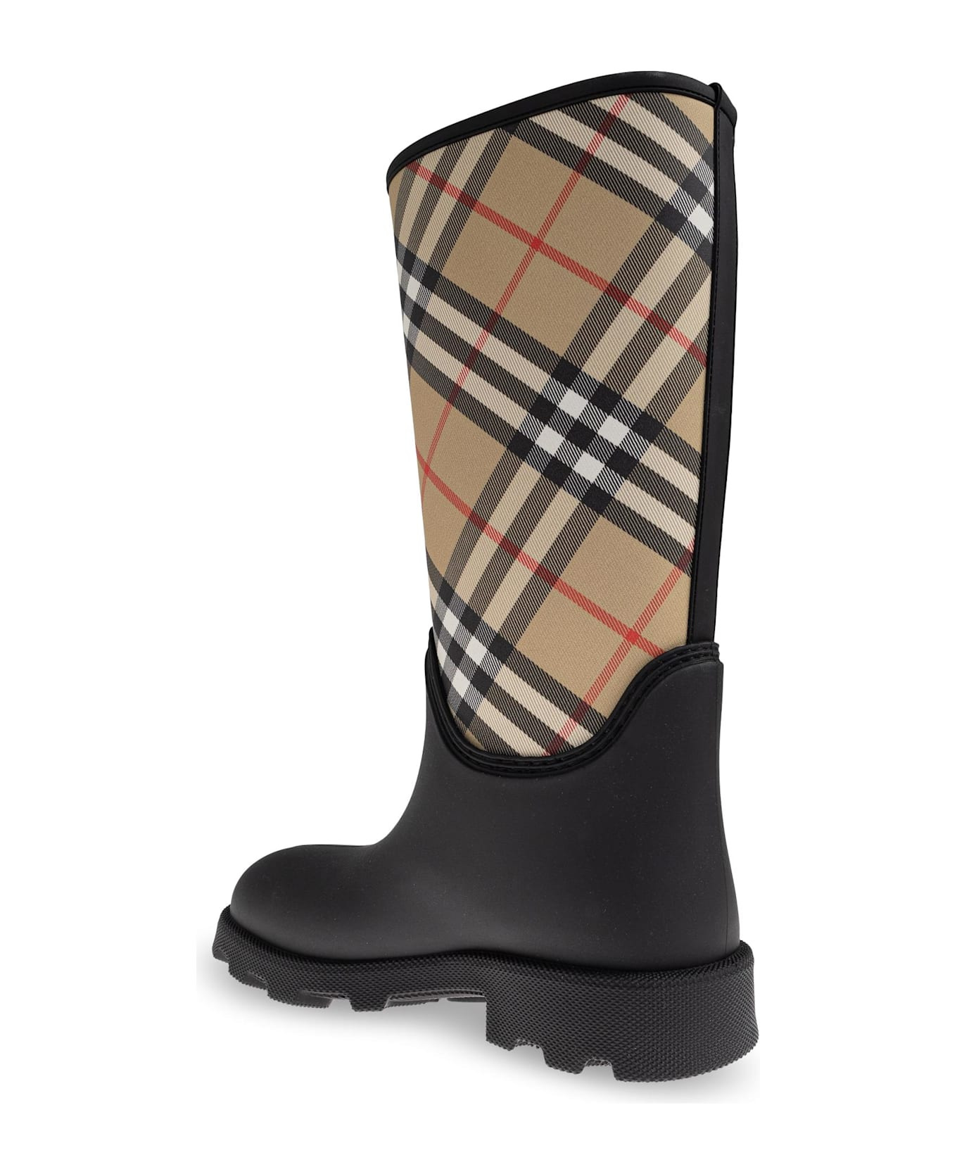 Burberry Plaid Pattern Rain Boots - 4
