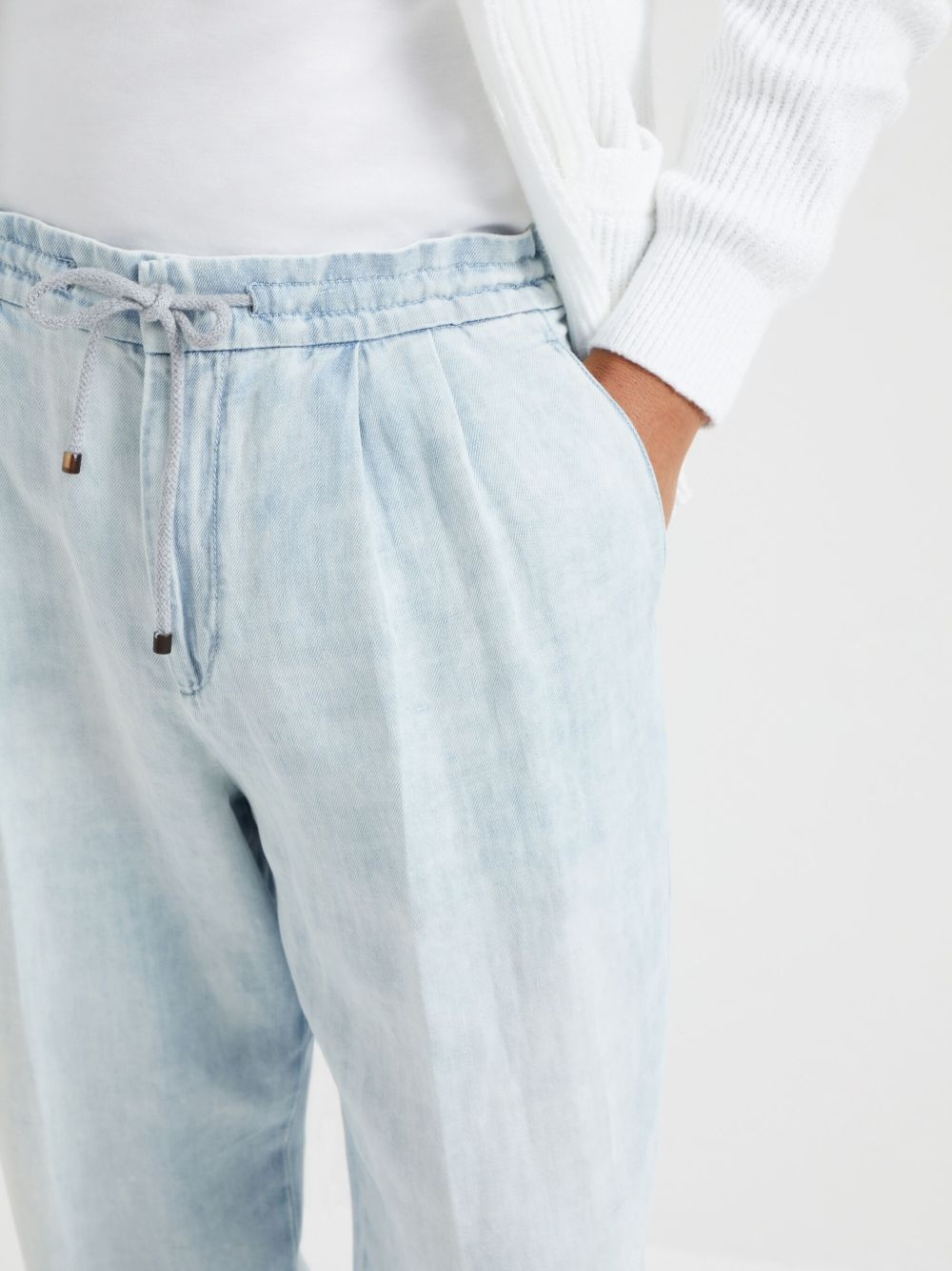 drawstring track pants - 5
