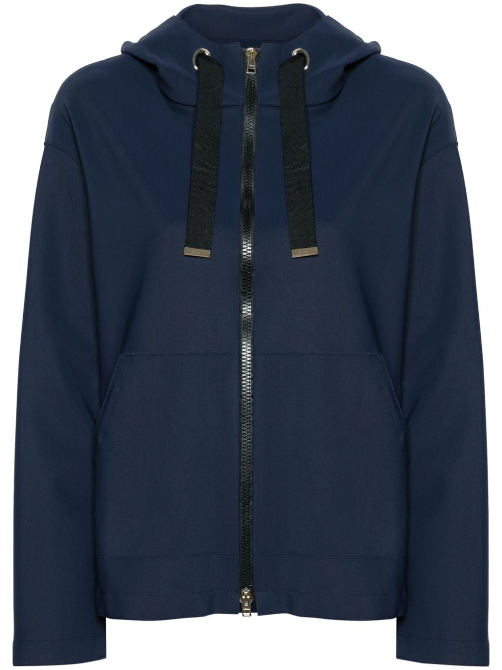 zip-up hooded jacket - 1