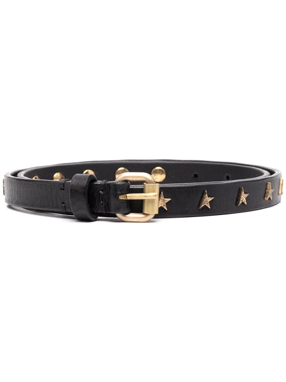 studded leather belt - 1