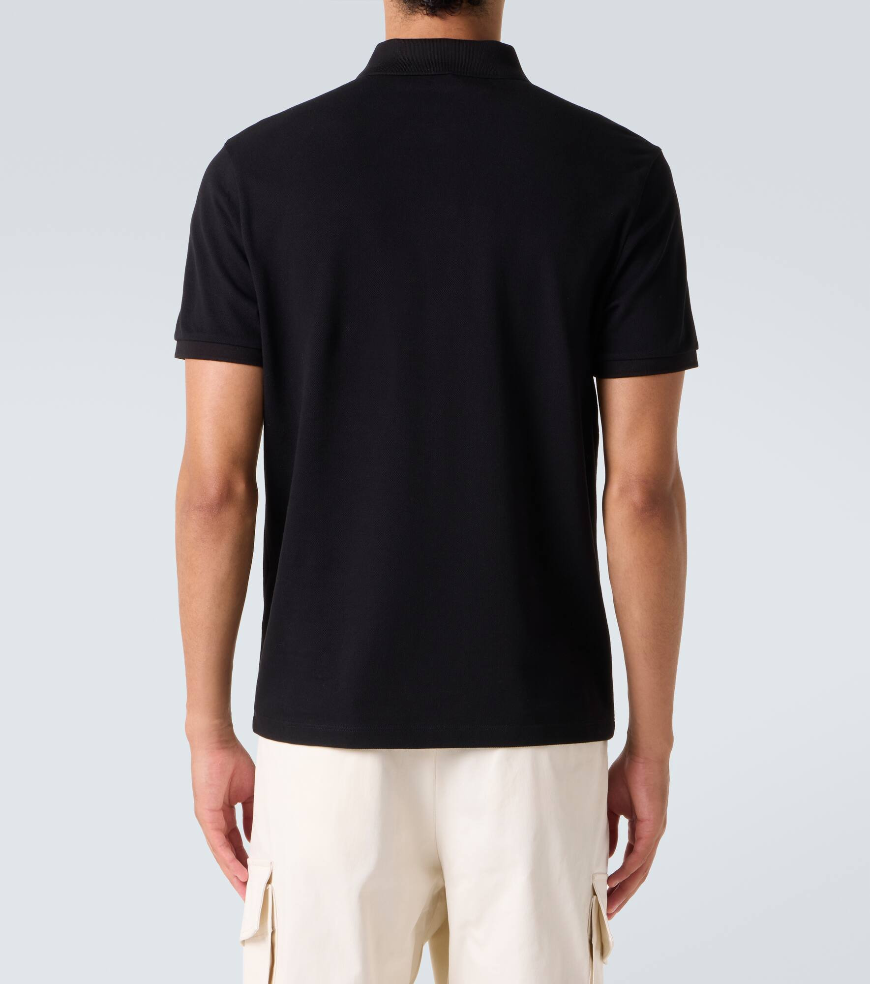 Cotton piqué polo shirt - 4