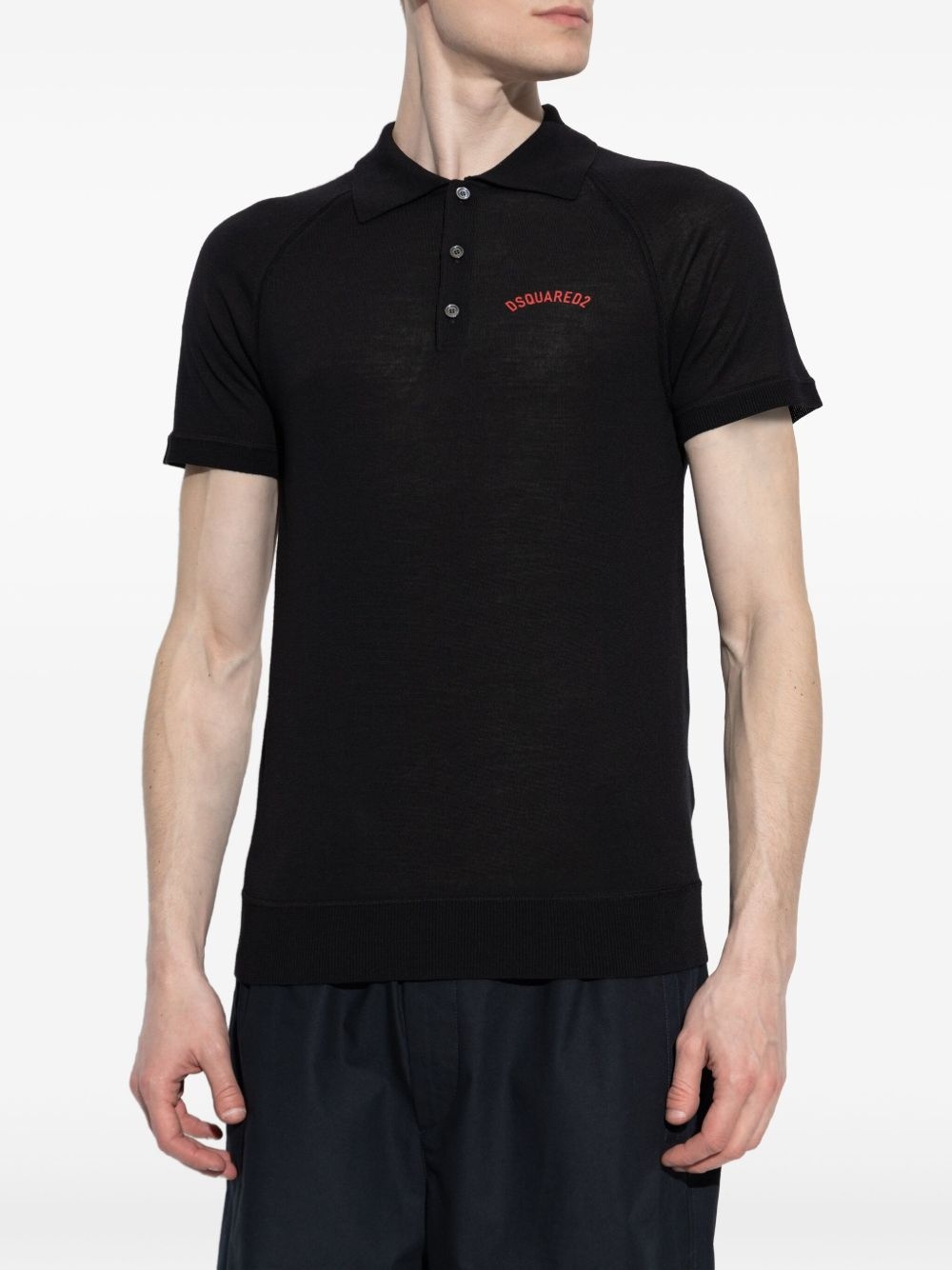 logo polo shirt - 3