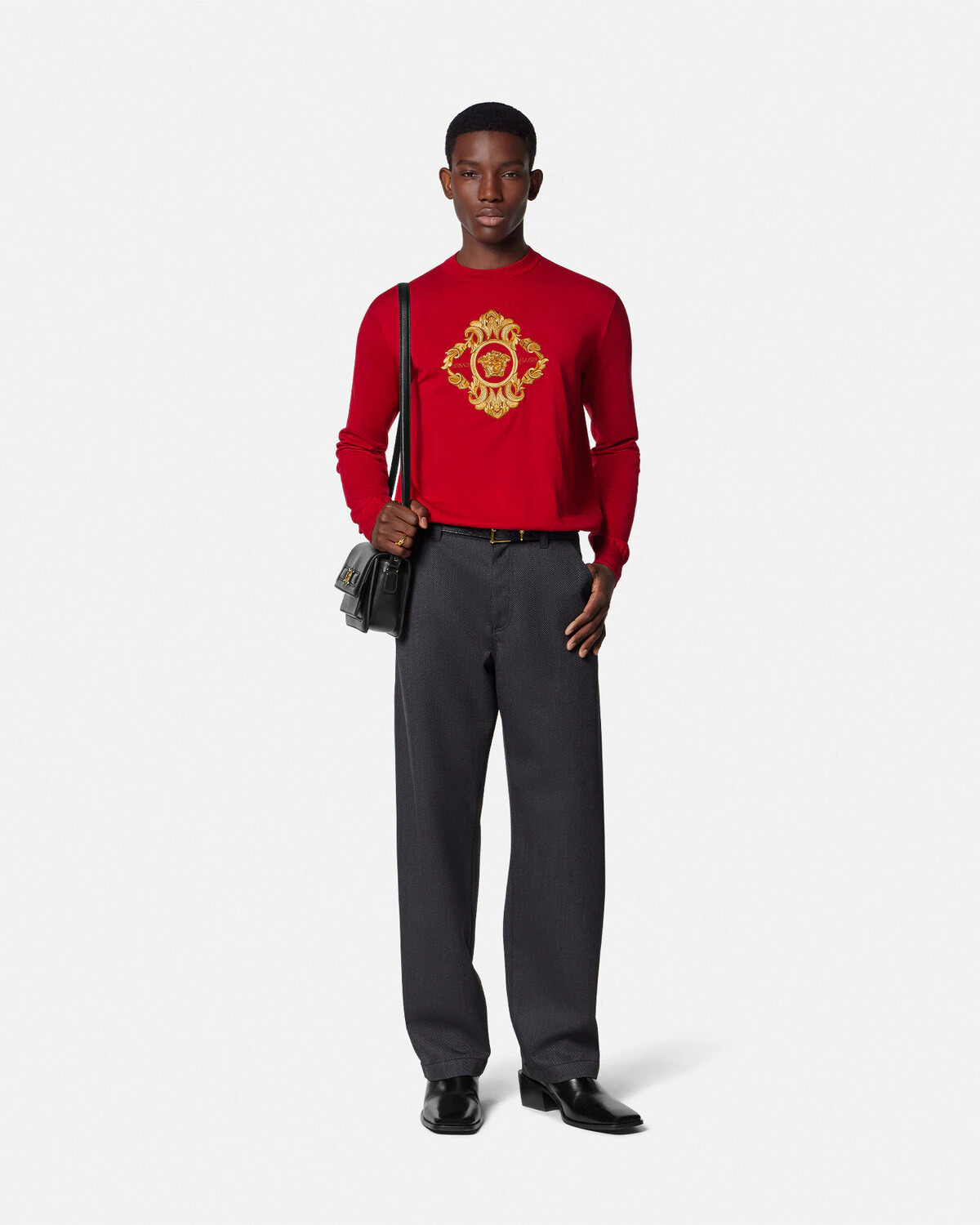 Embroidered Architectural Baroque Sweater - 2